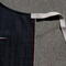 gustin crosshatch rainbow selvedge denim apron