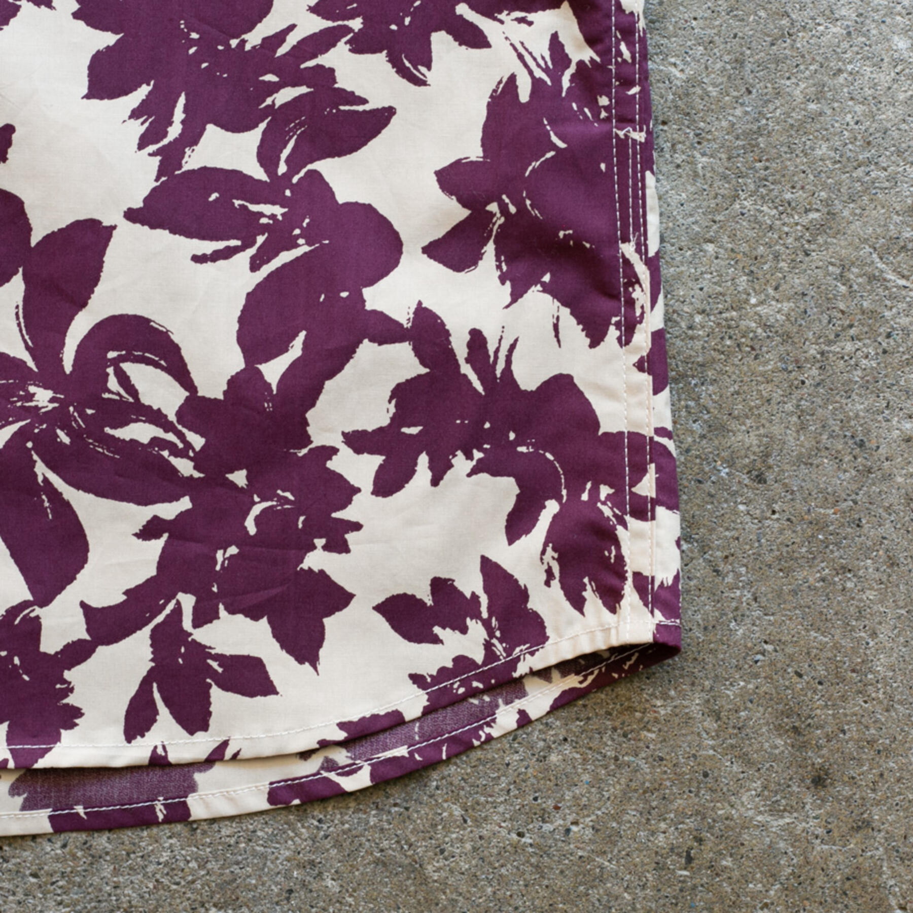 gustin #1106 typewriter cloth floral - plum