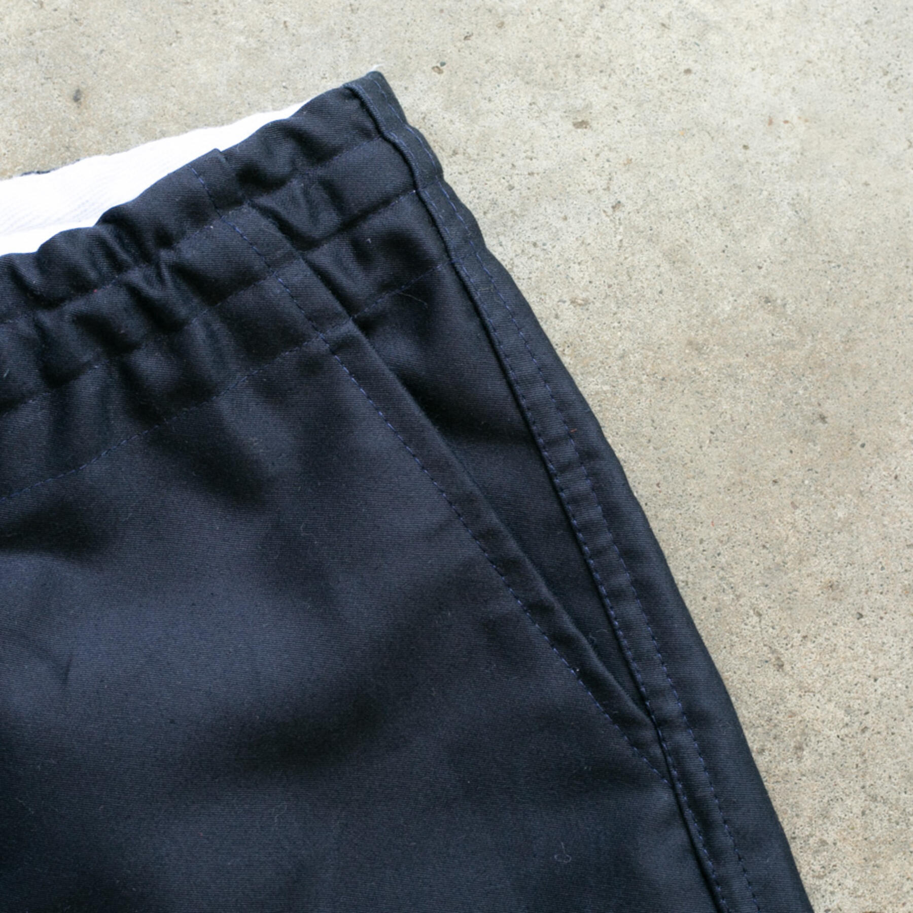 gustin #61 egyptian giza moleskin shorts - navy