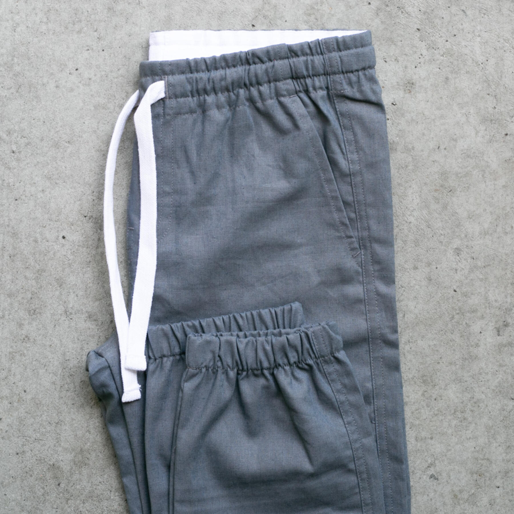 gustin classic linen joggers - iron