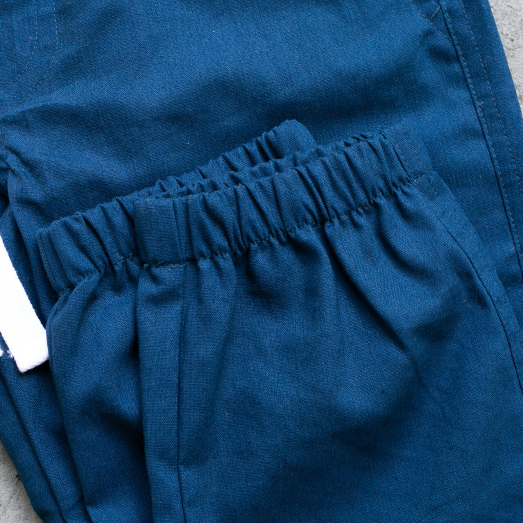 gustin classic linen joggers - navy