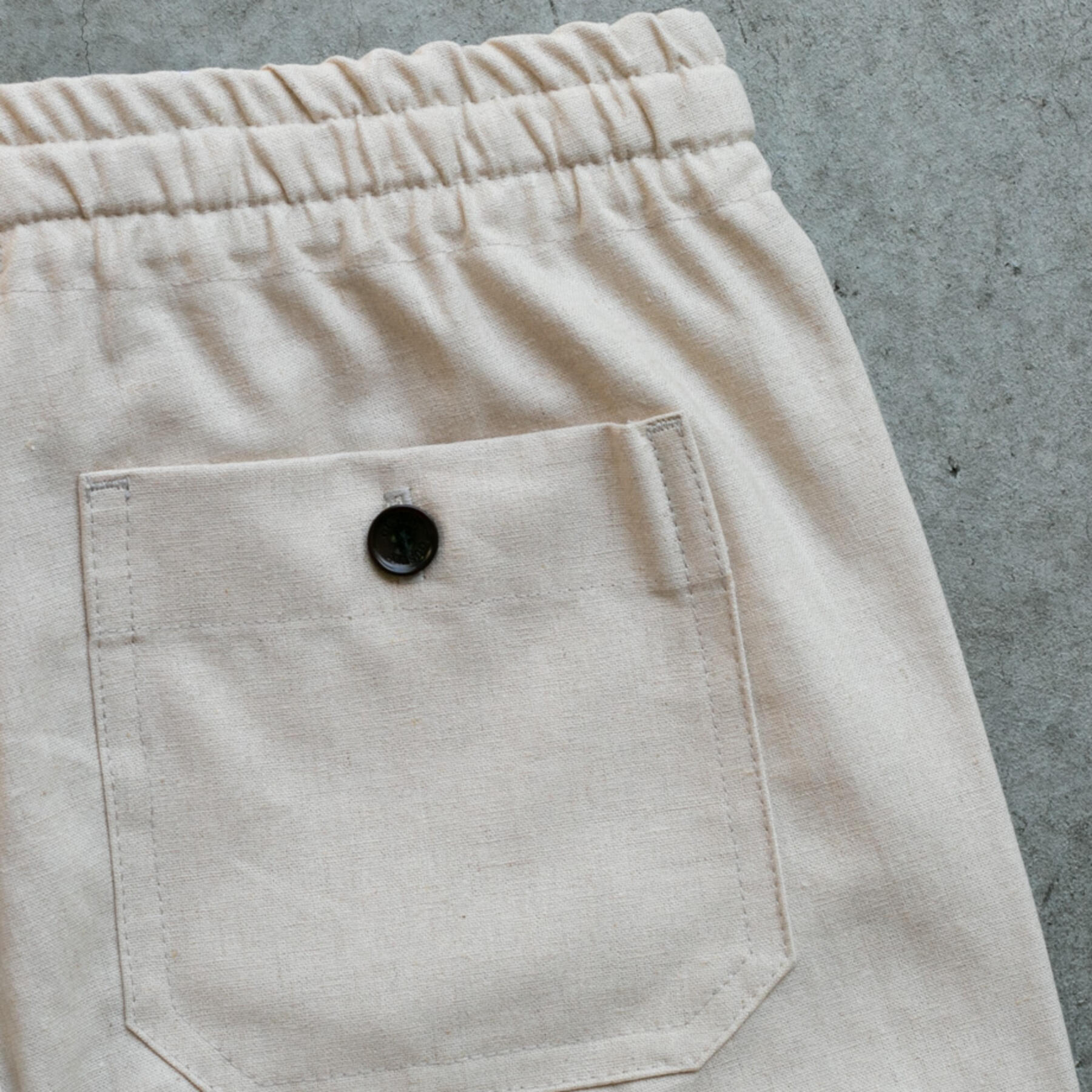 gustin classic linen joggers - natural