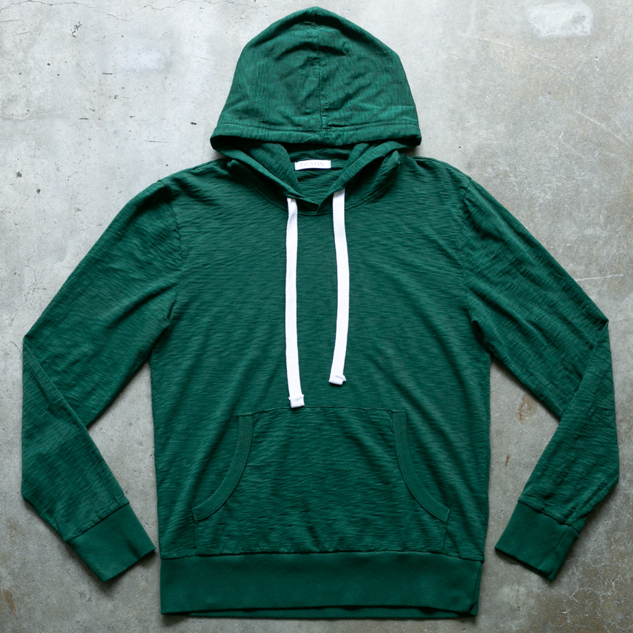 Big Slub Hoodie Forest Gustin Knits Sweatshirts