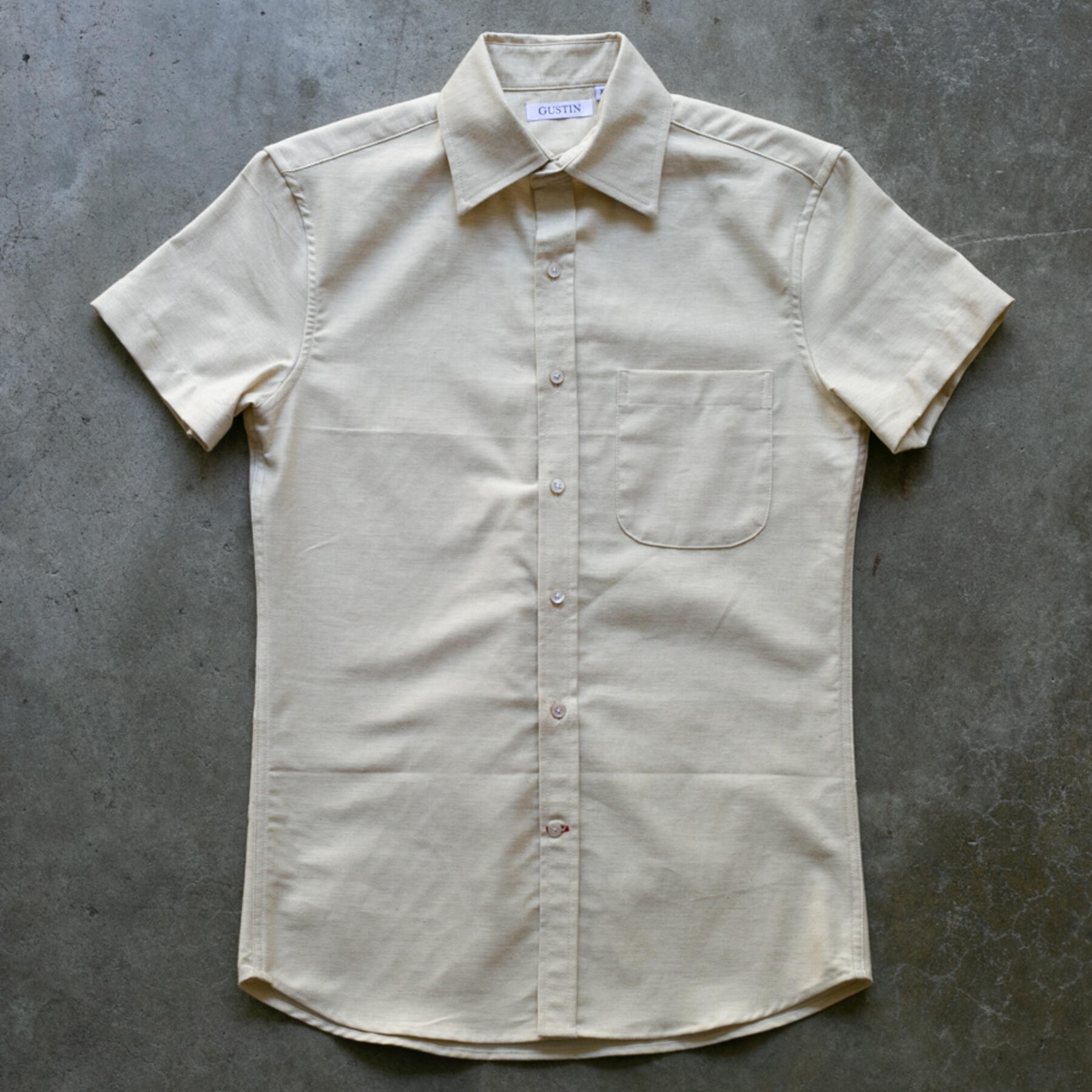 gustin #1119 sun fade shirt - khaki