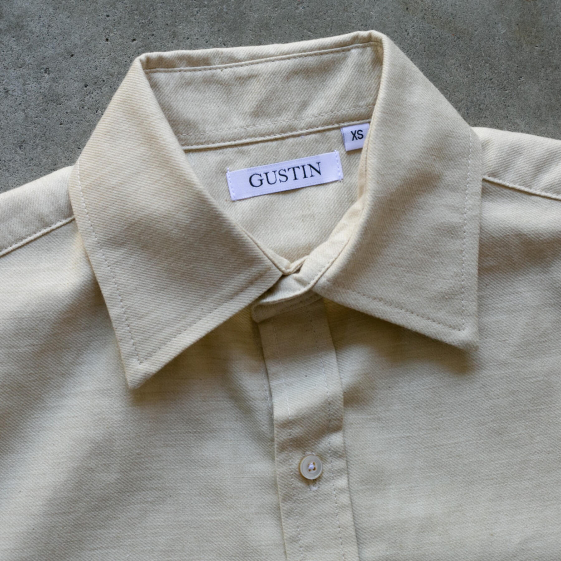 gustin #1119 sun fade shirt - khaki