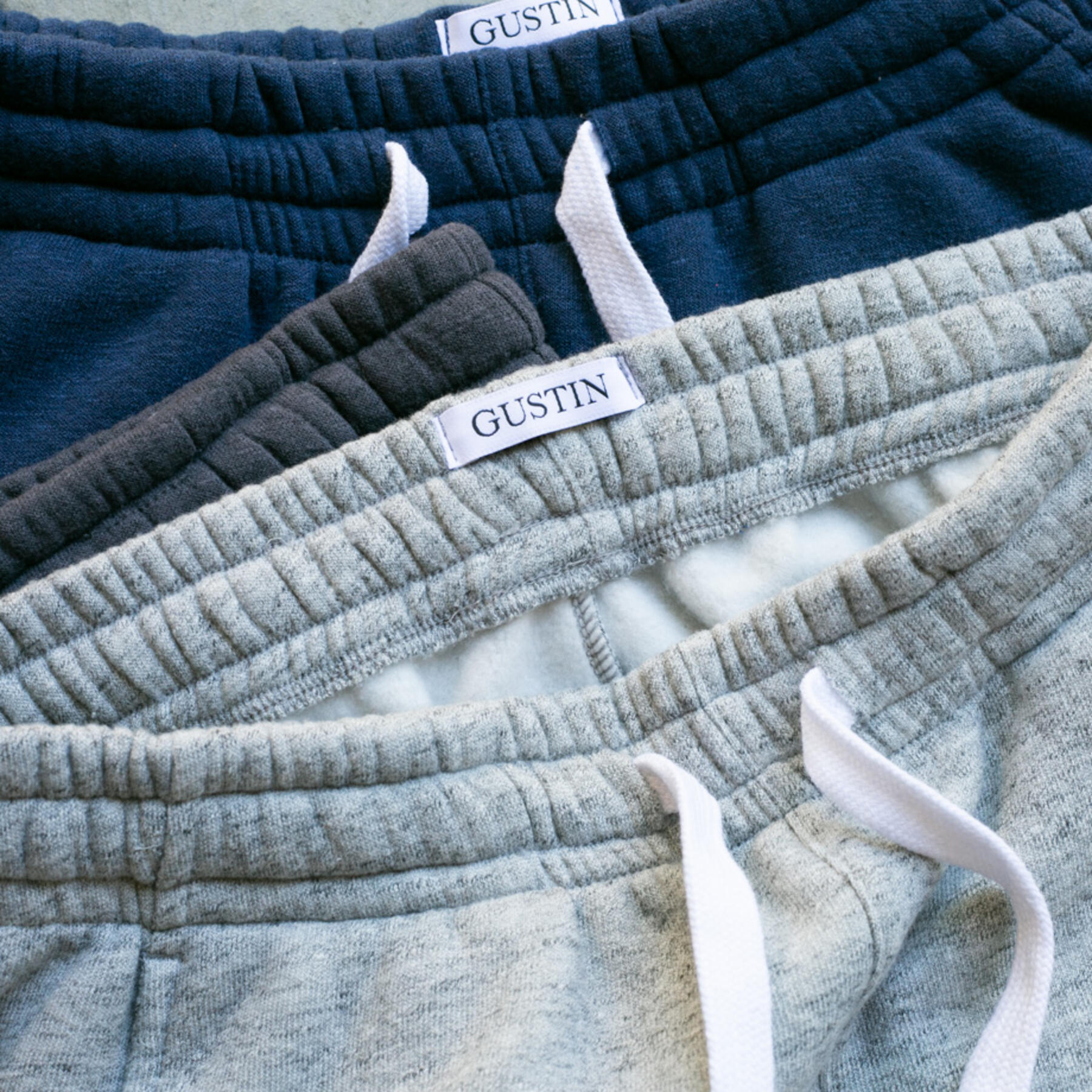 gustin twisted yarn fleece sweatshorts 3 pack