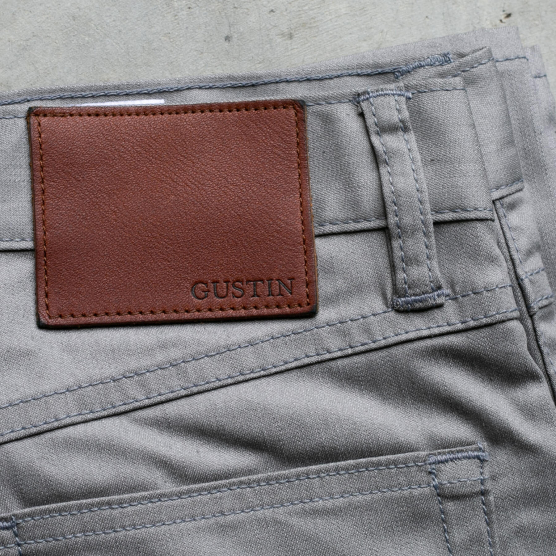 gustin #285 japan feather denim - steel
