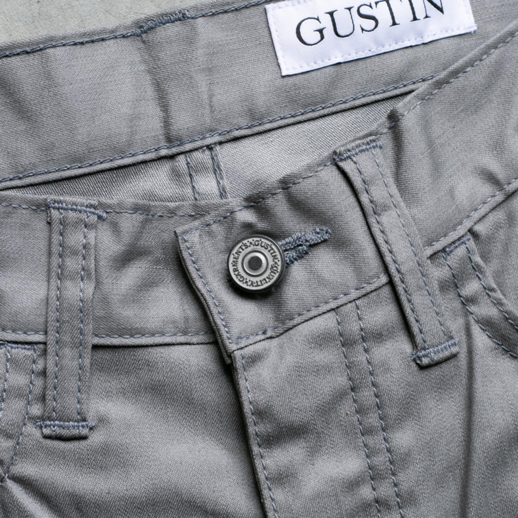gustin #285 japan feather denim - steel