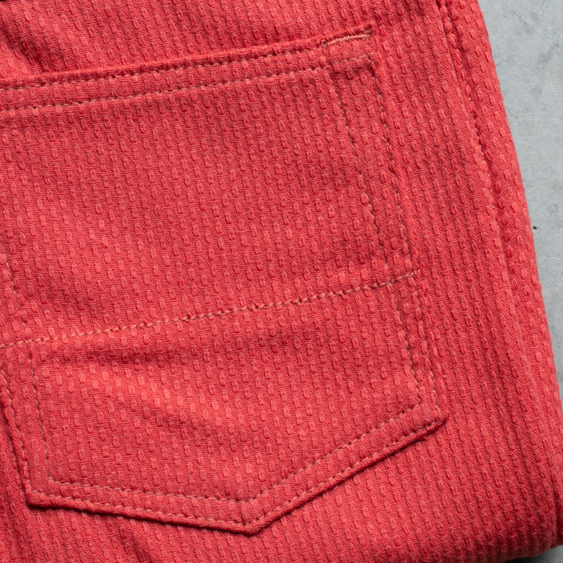 gustin #290 japan sashiko 5 pocket - red