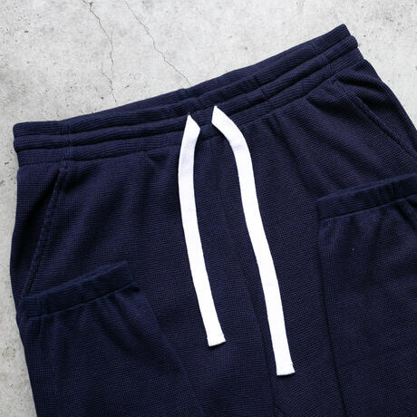 gustin indigo dyed waffle sweatpants