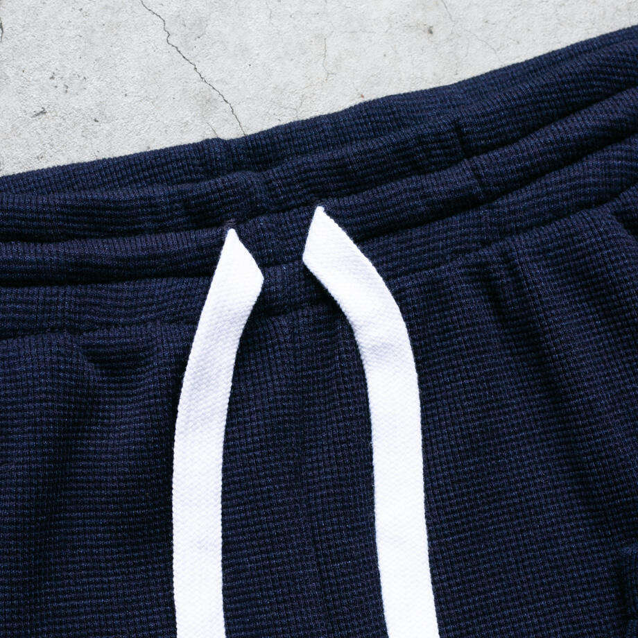 gustin indigo dyed waffle sweatpants