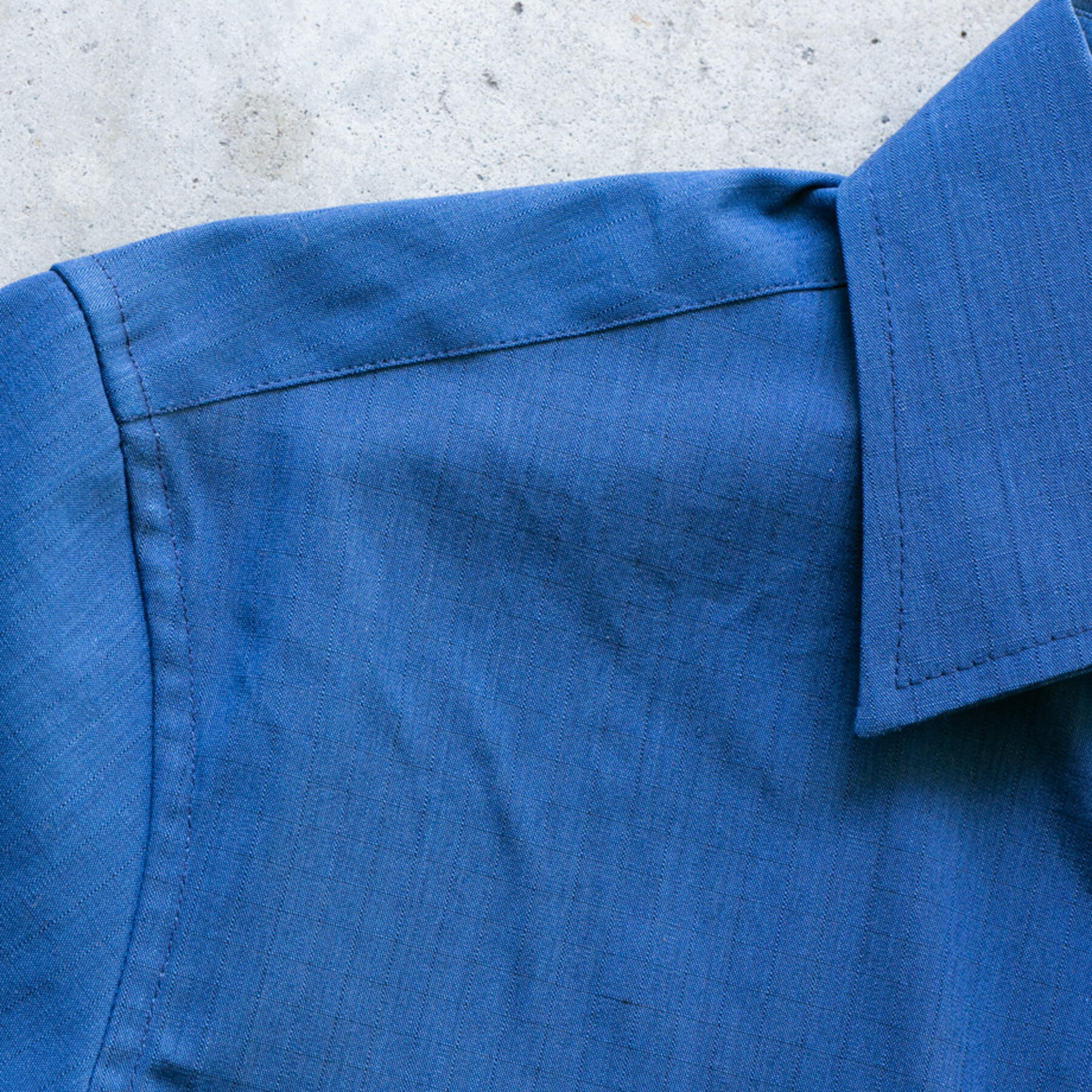 gustin #1144 indigo dye ripstop shirt