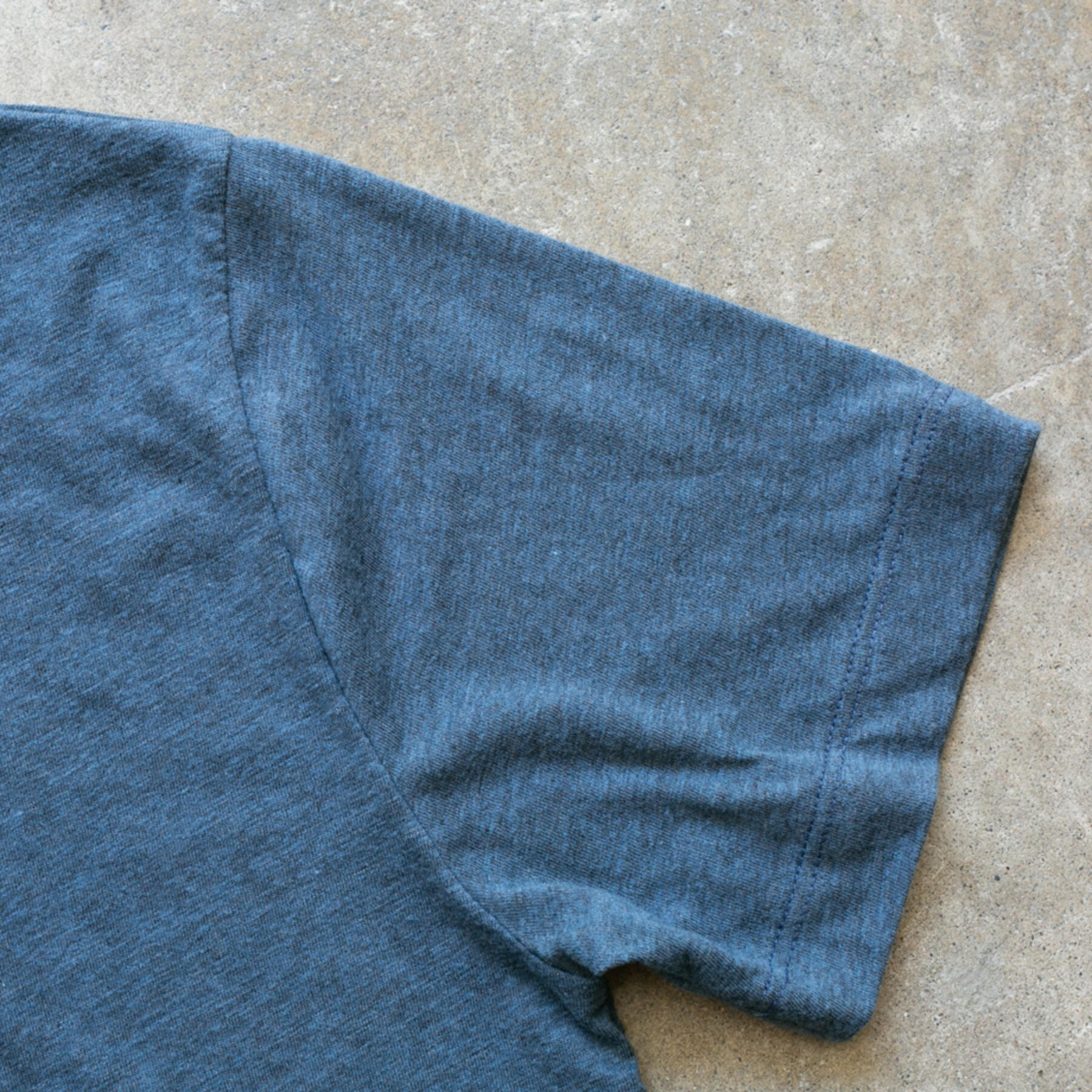 gustin twisted yarn short sleeve henley - dark ocean