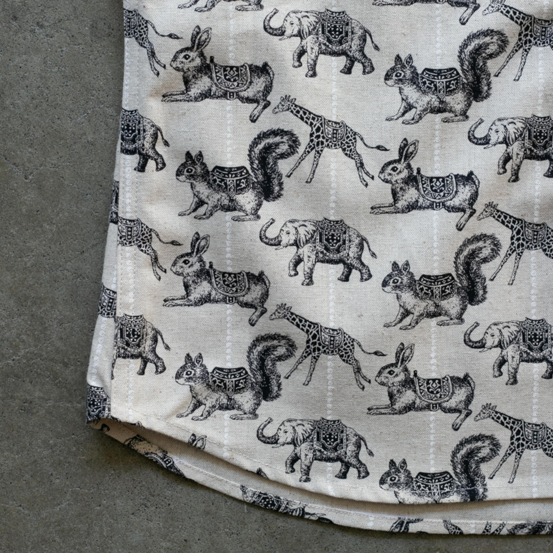 gustin #1151 circus shirt - natural