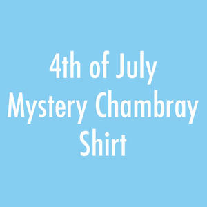 gustin 4th of july mystery chambray shirt