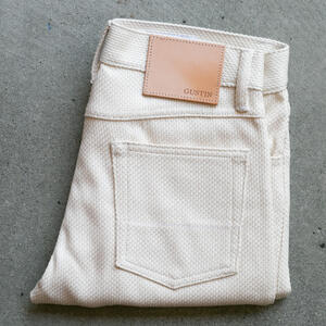 gustin #294 monster natural sashiko 5 pocket