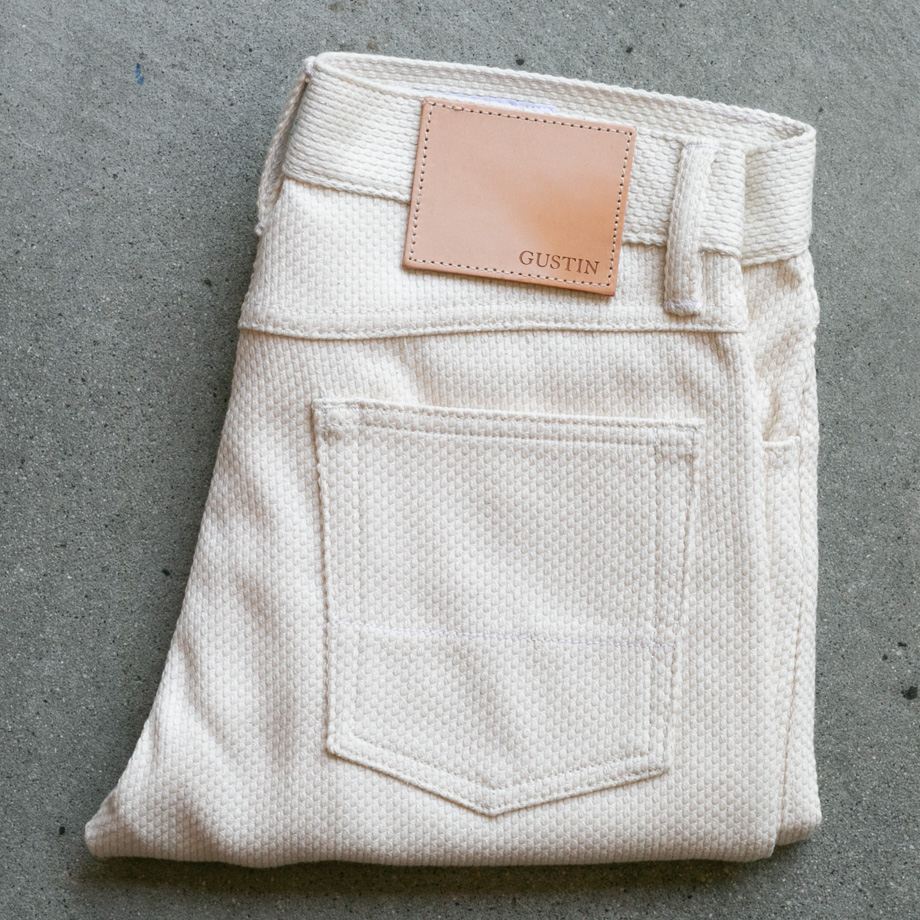 294 Monster Natural Sashiko 5 Pocket | Gustin 5 Pocket Pants