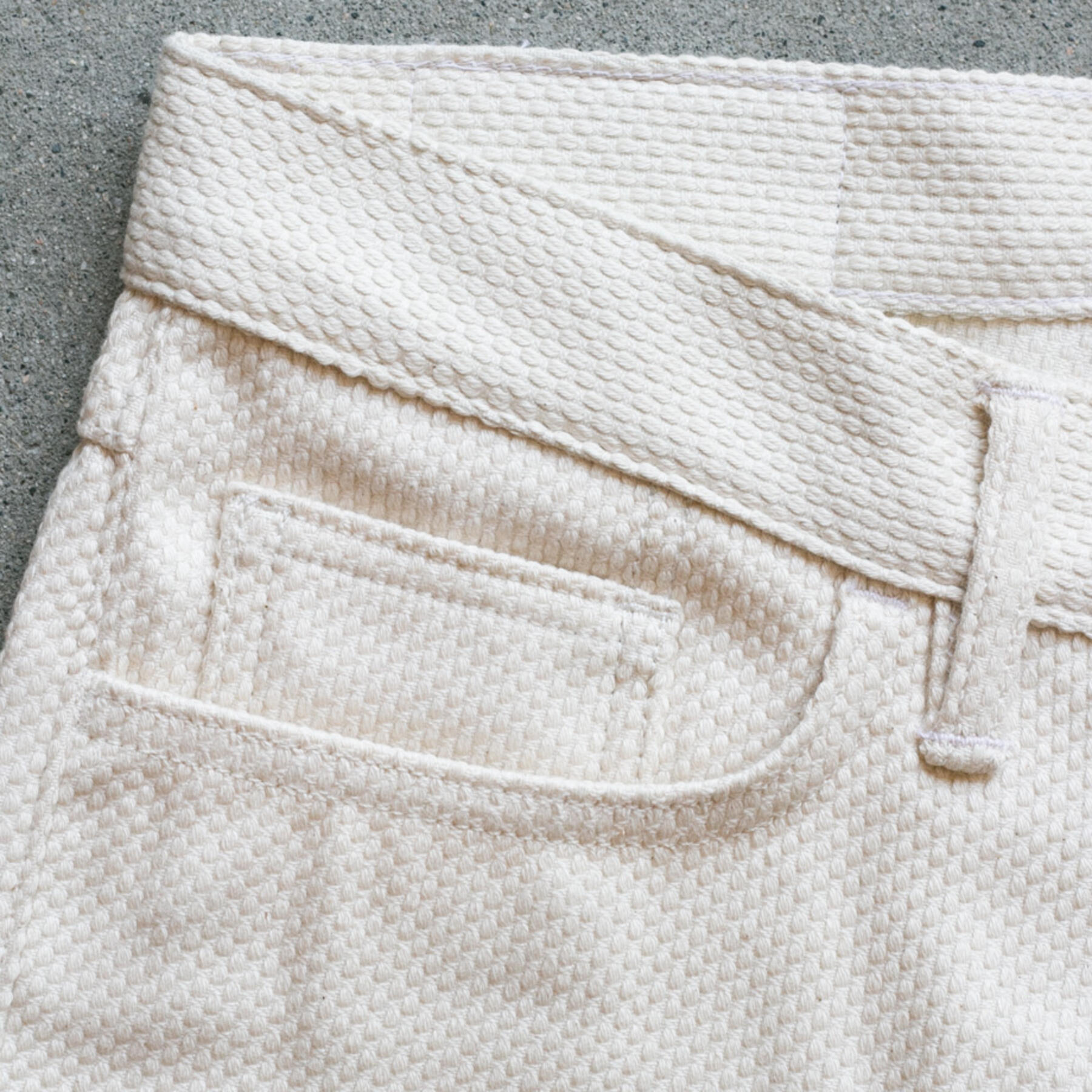 gustin #294 monster natural sashiko 5 pocket