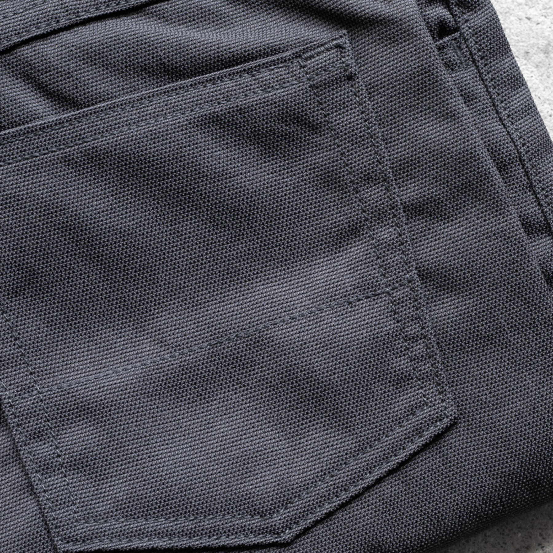 gustin #296 japan natural nylon 5 pocket - black