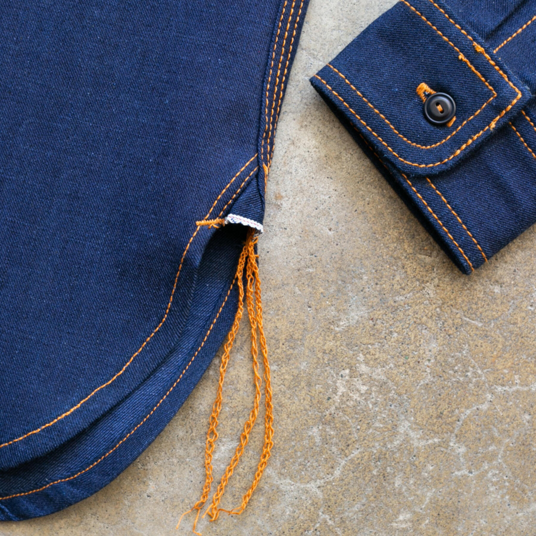 gustin #150 japan indigoxcobalt workshirt