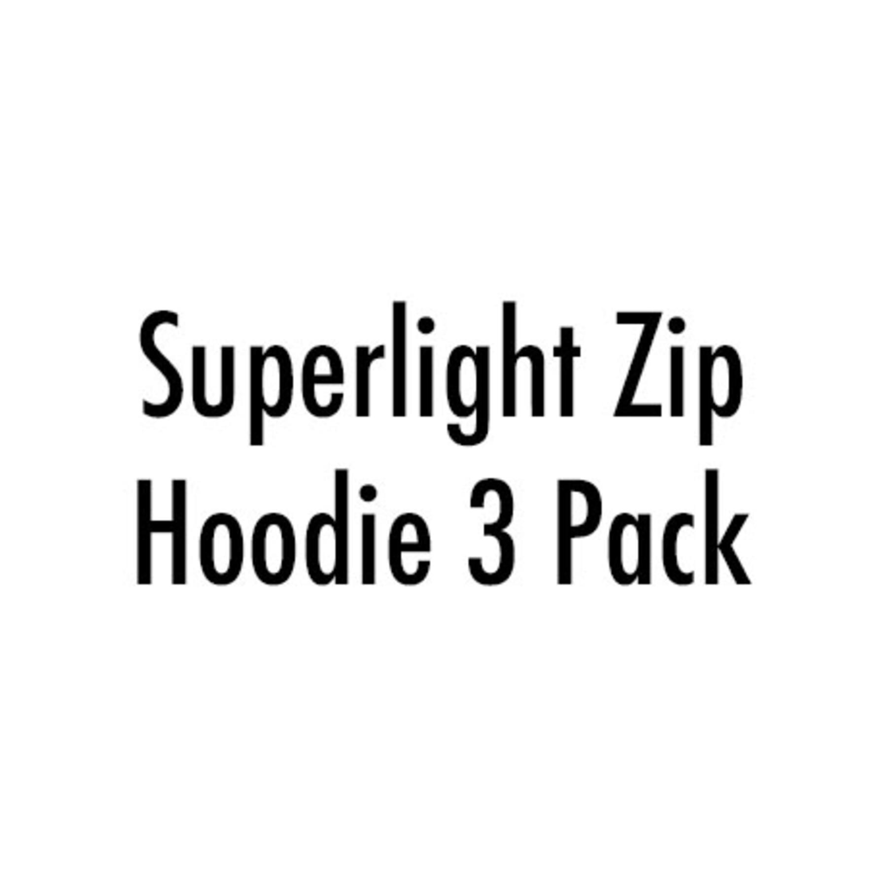 gustin superlight zip hoodie - 3 pack