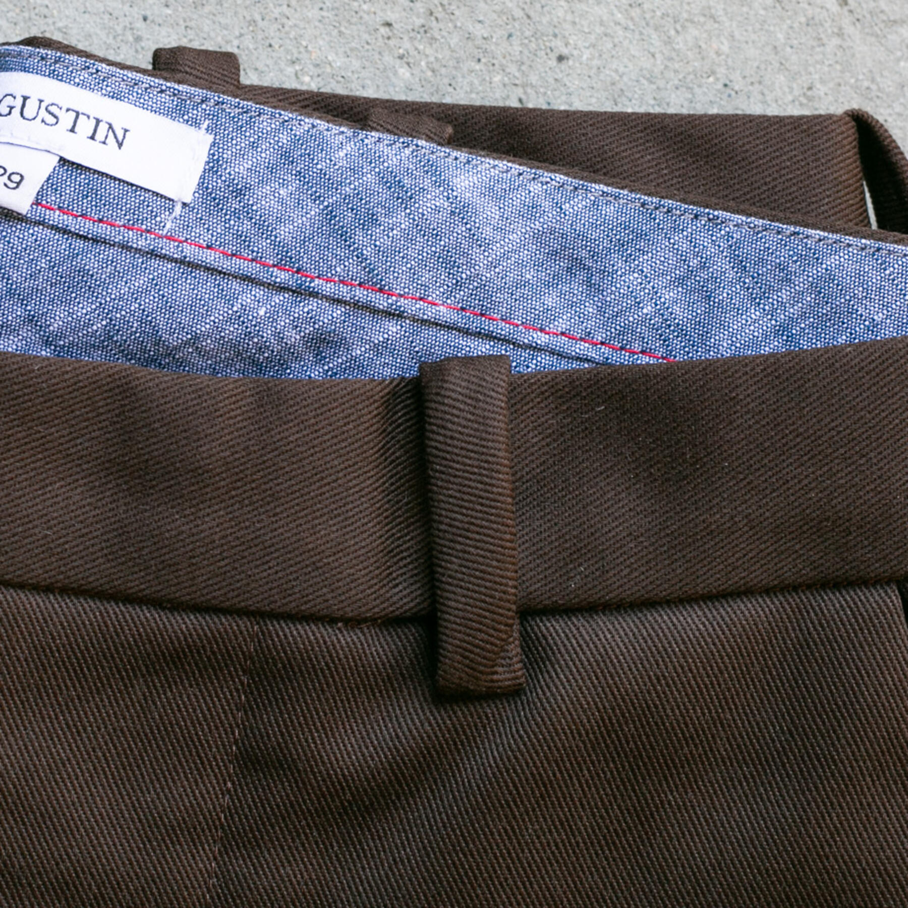 gustin #236 skater twill chinos - brown
