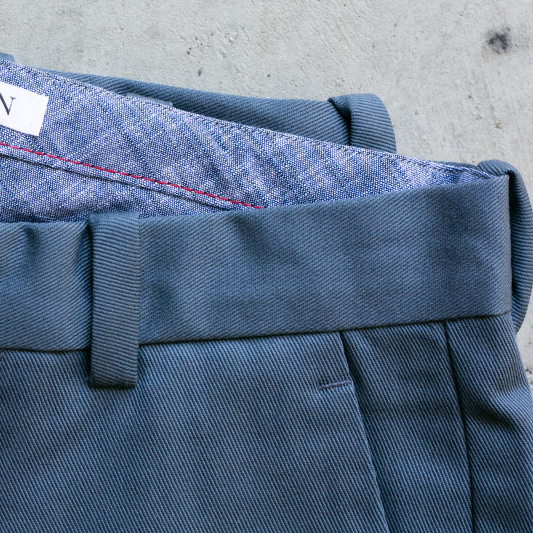 gustin #237 skater twill chinos - slate blue