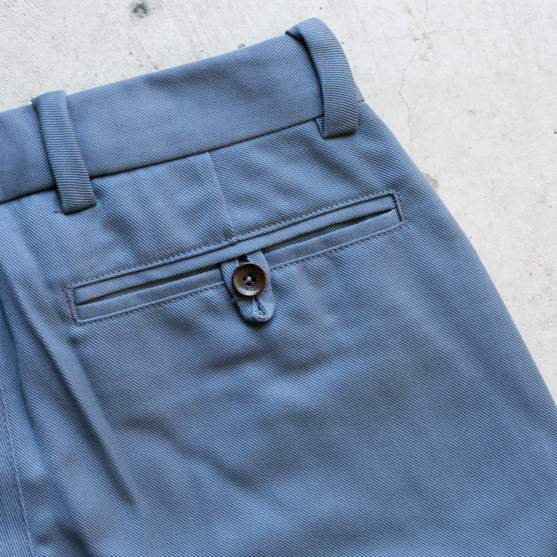 gustin #237 skater twill chinos - slate blue