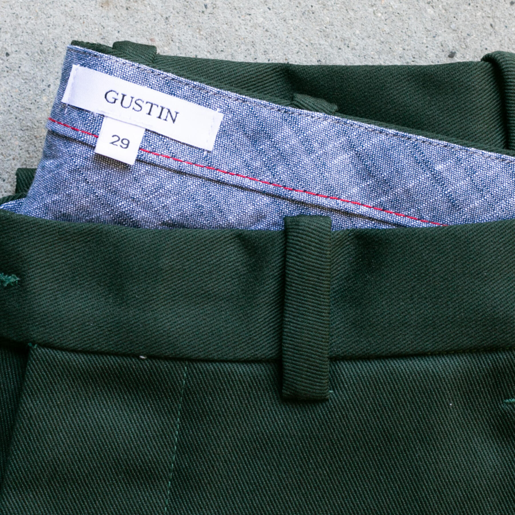gustin #238 skater twill chinos - hunter