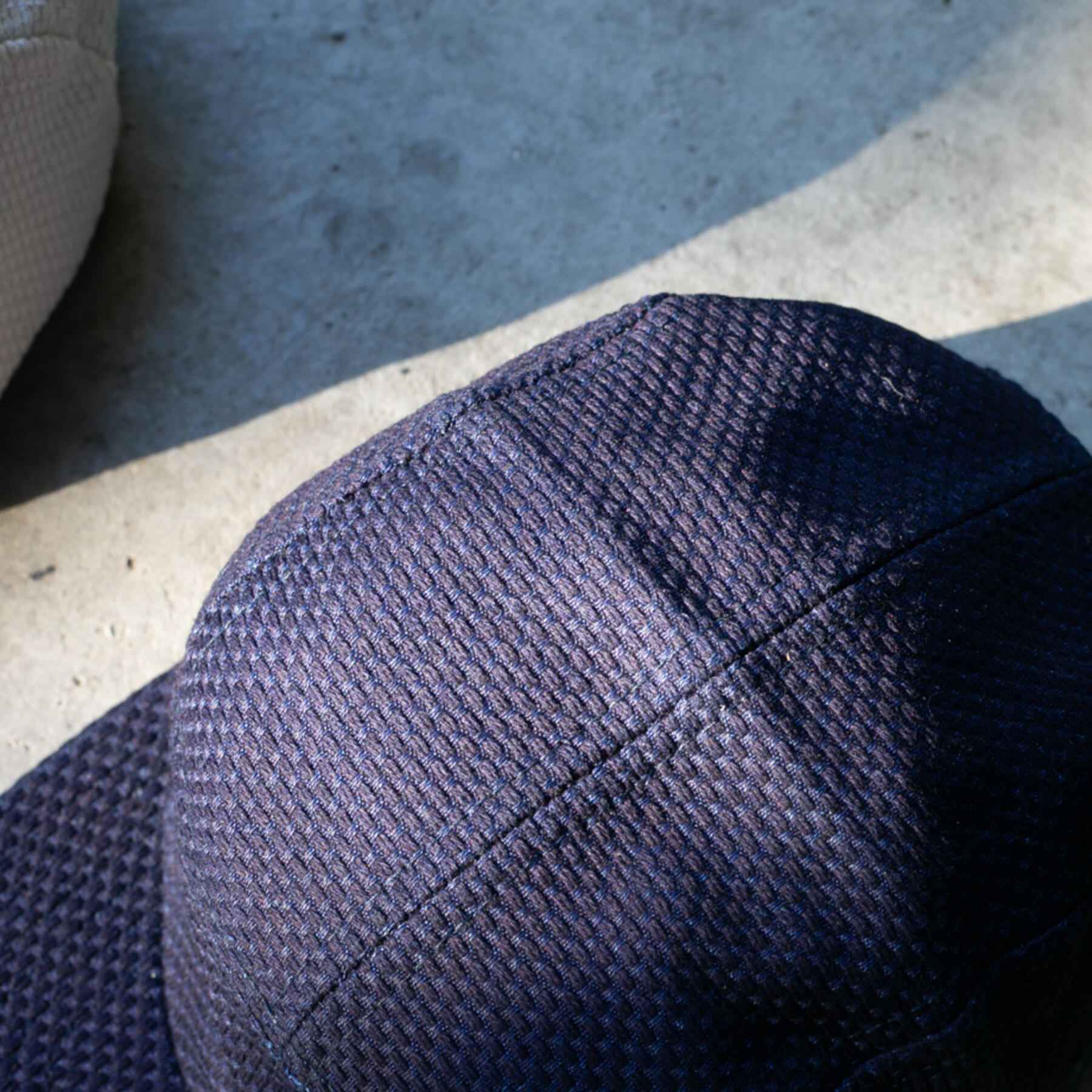 gustin camp hat - monster sashiko indigo