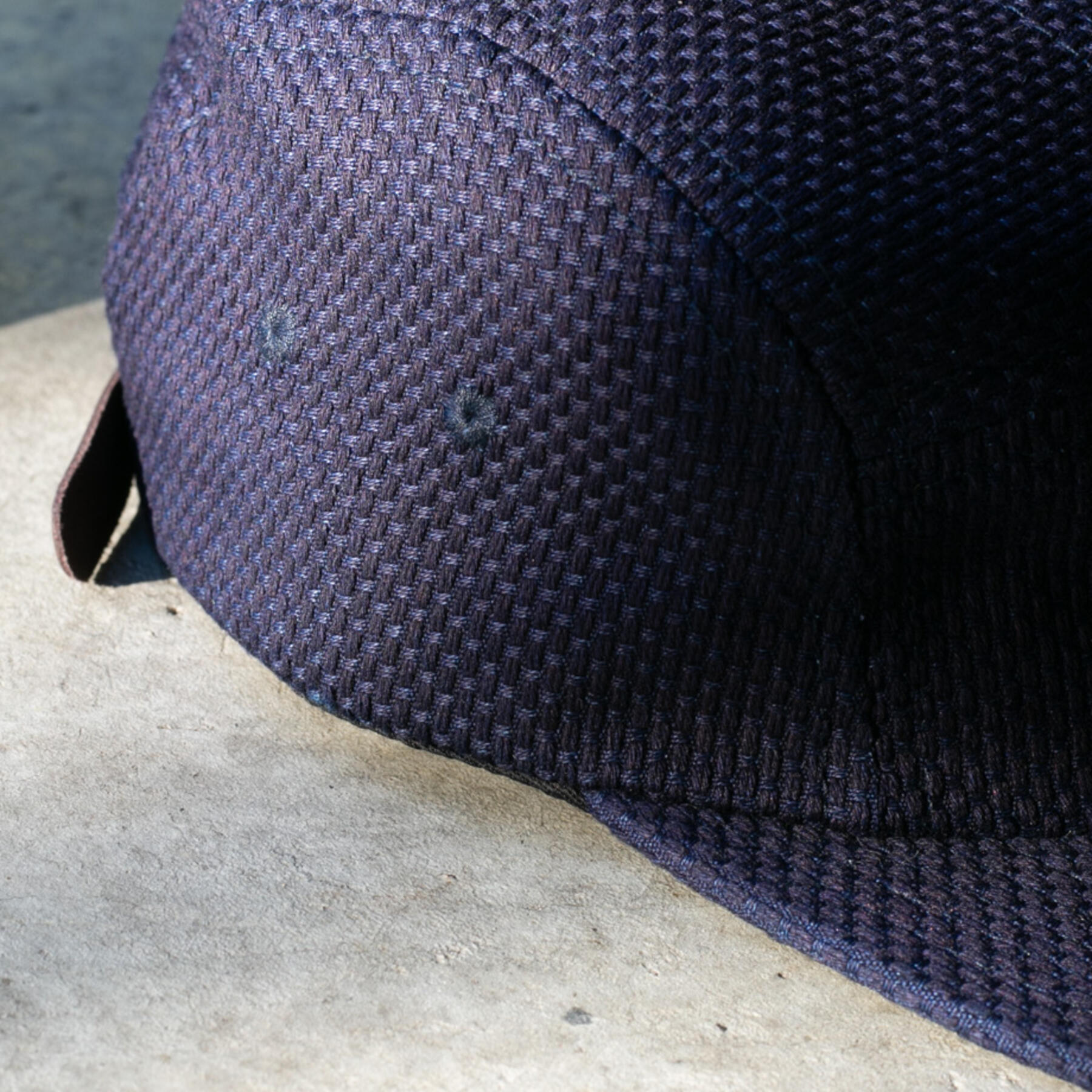gustin camp hat - monster sashiko indigo