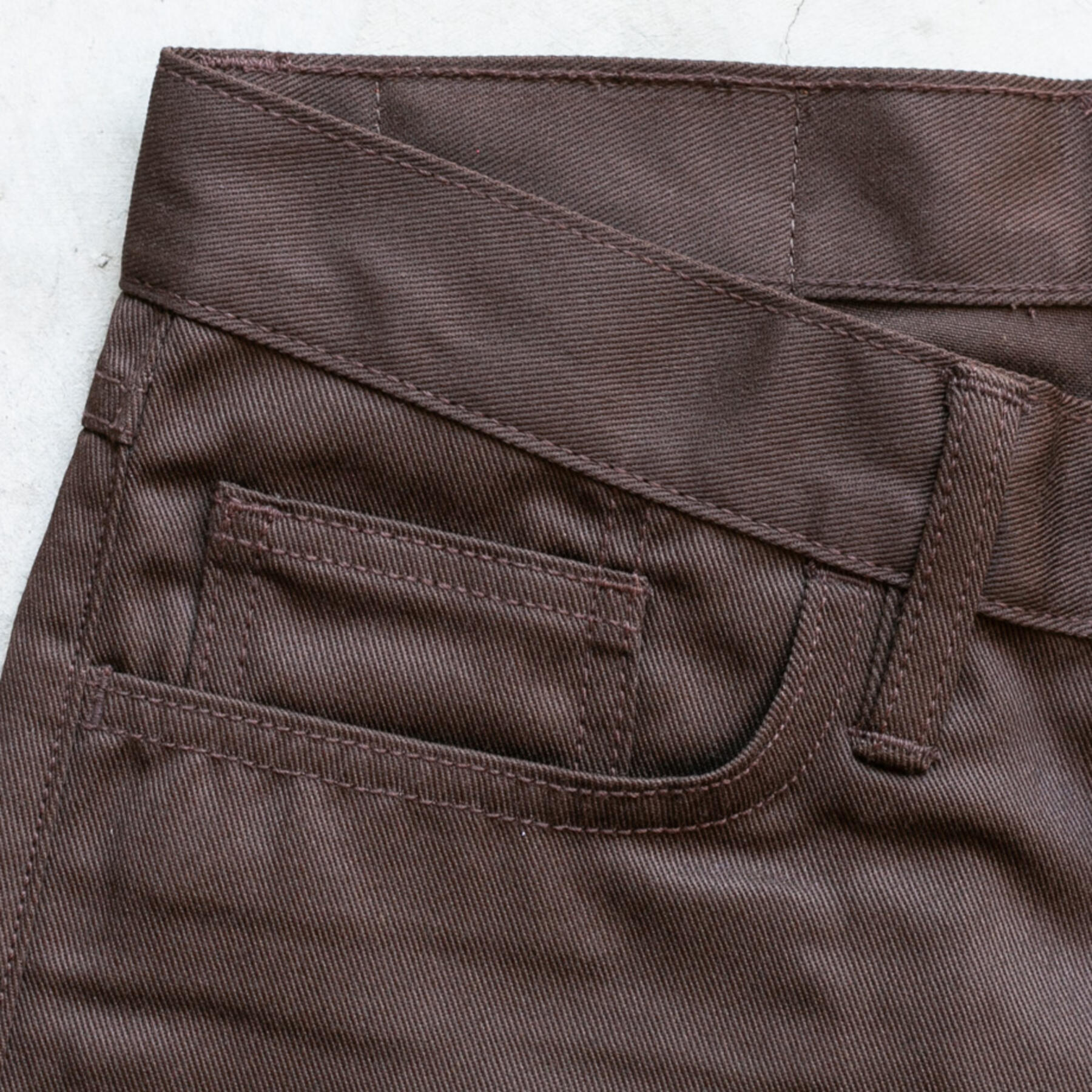 gustin #305 repro skater twill 5 pocket - brown