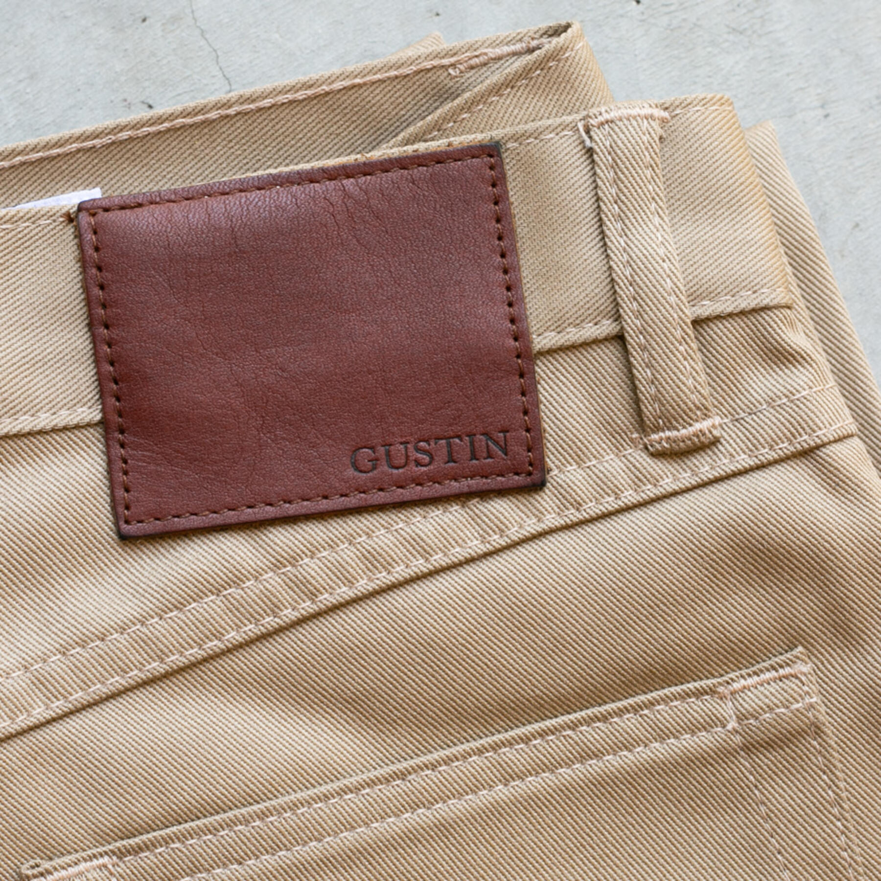 gustin #306 repro skater twill 5 pocket - khaki