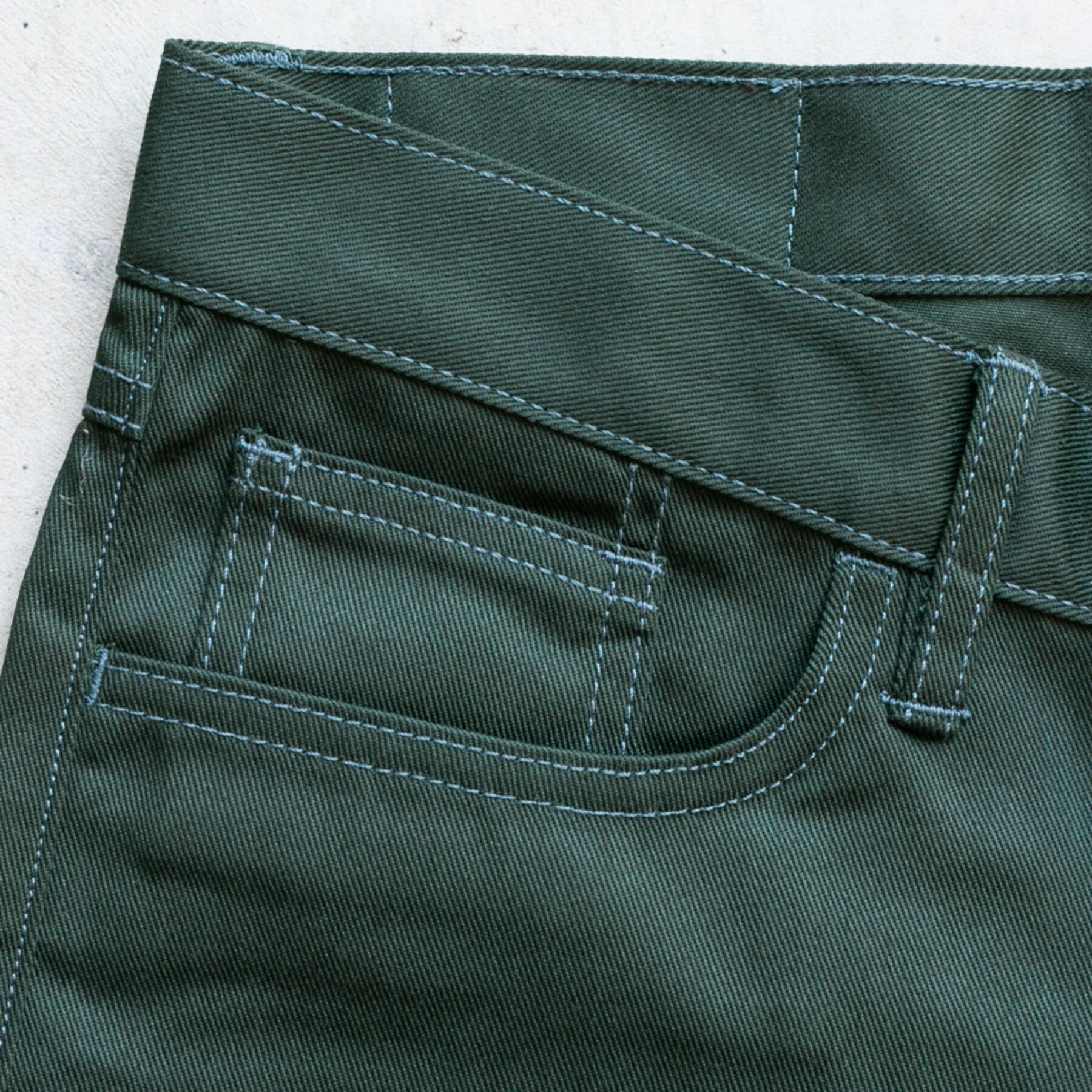 gustin #308 repro skater twill 5 pocket - hunter