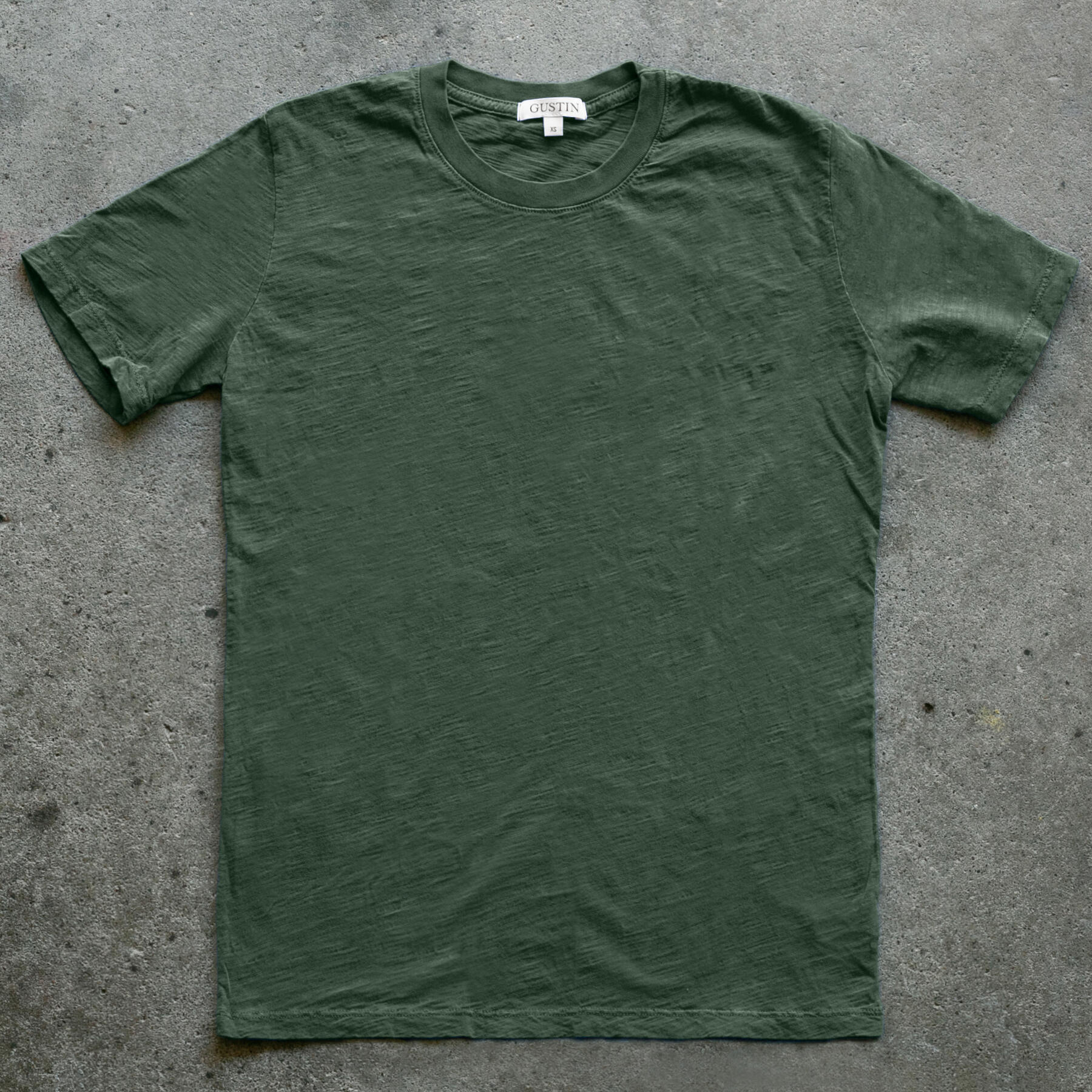 gustin slub t-shirt 2 pack - forest