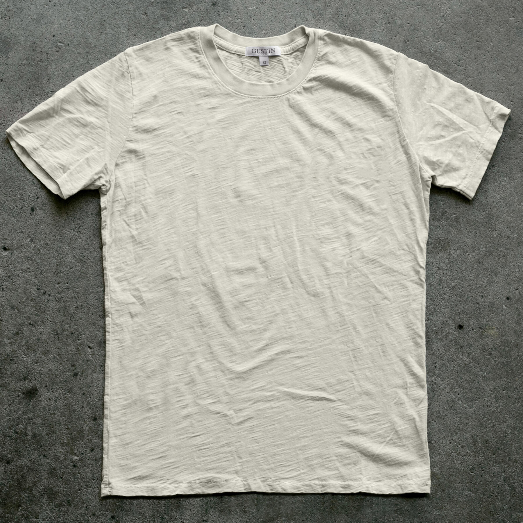 gustin slub t-shirt 2 pack - natural