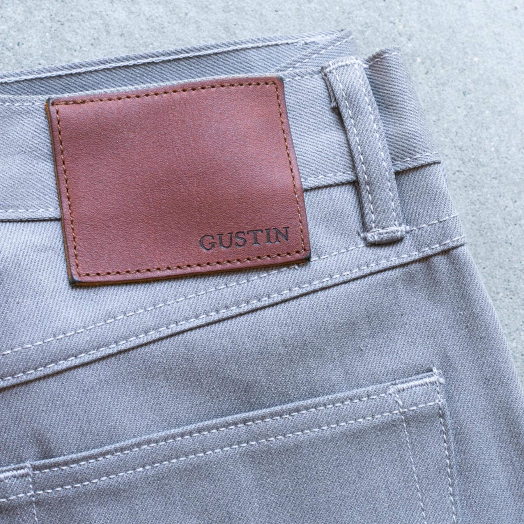 gustin #309 japan double grey 5 pocket