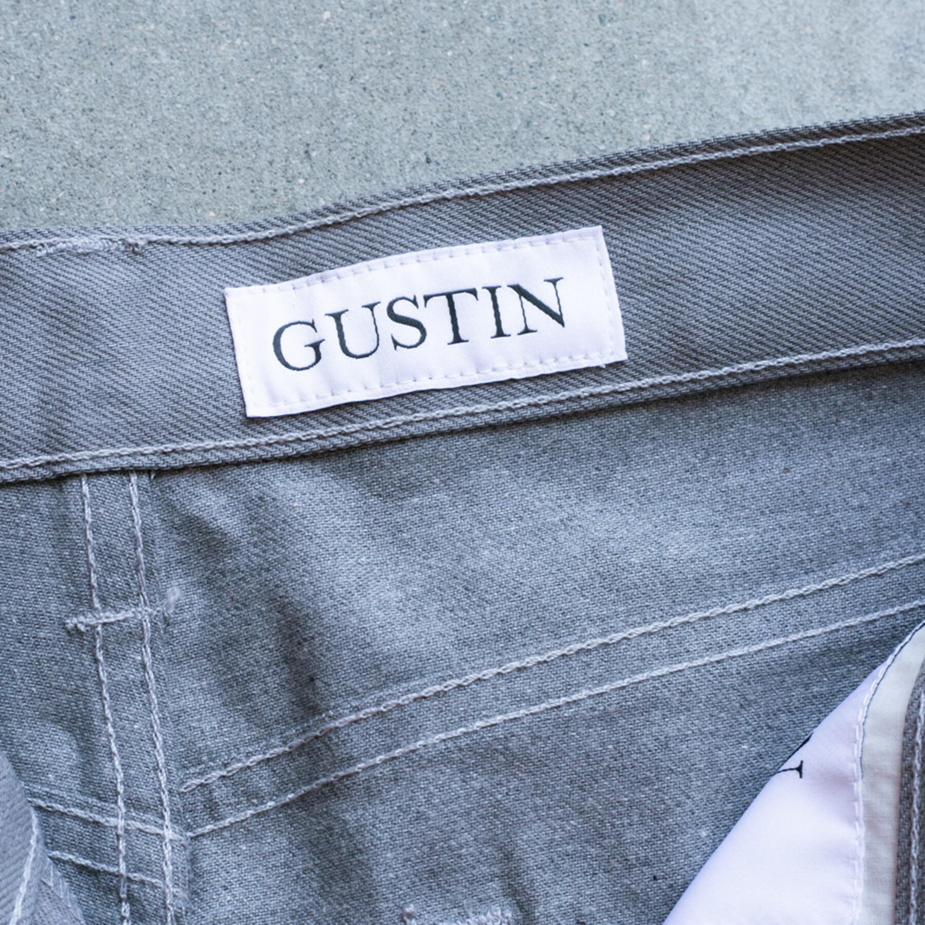 gustin #309 japan double grey 5 pocket