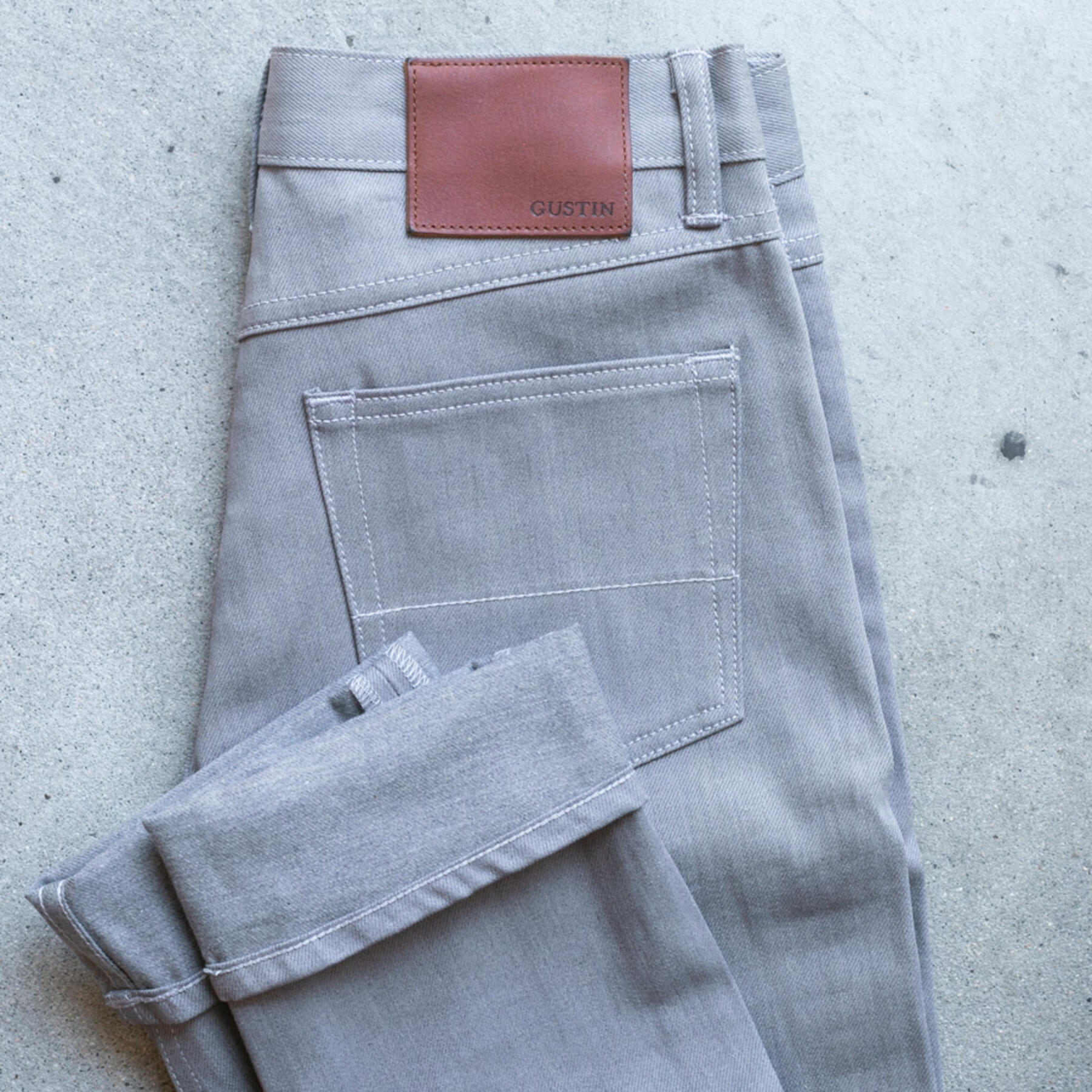 gustin #309 japan double grey 5 pocket