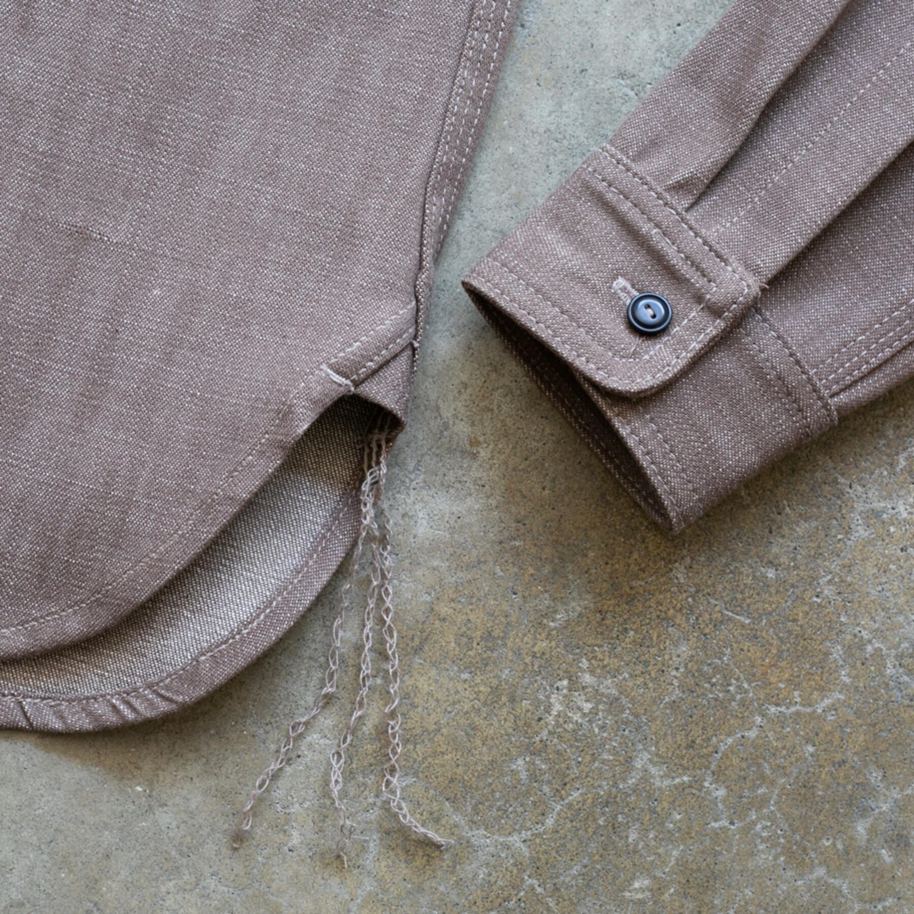 gustin #153 japan raw umber workshirt