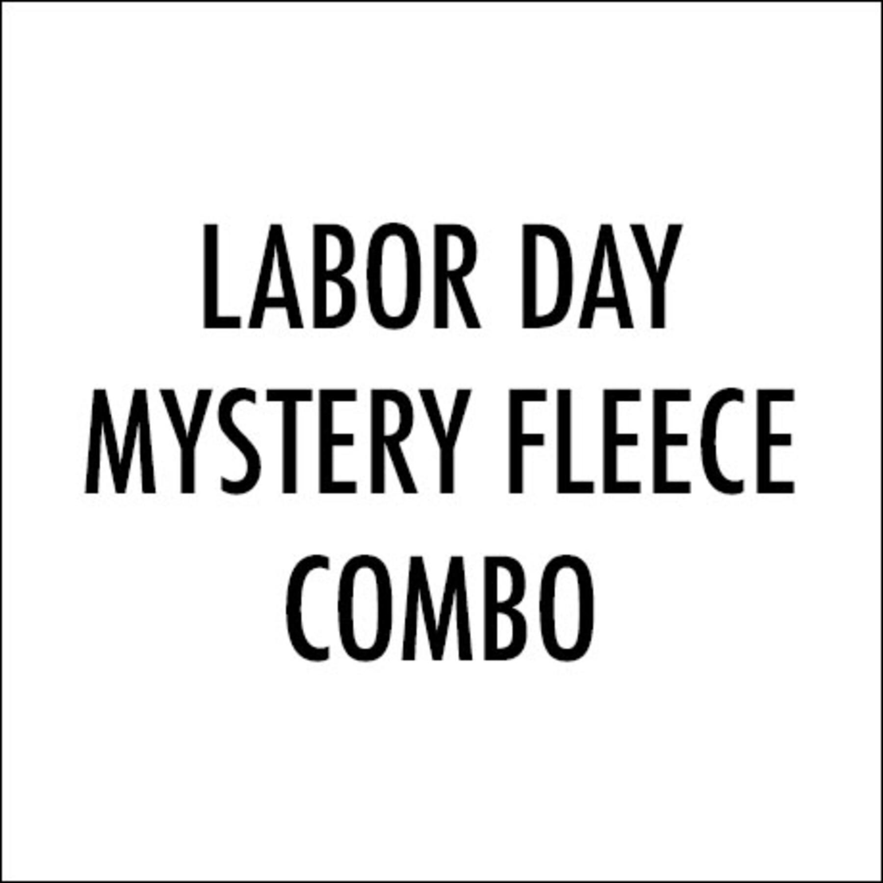 gustin labor day mystery fleece combo