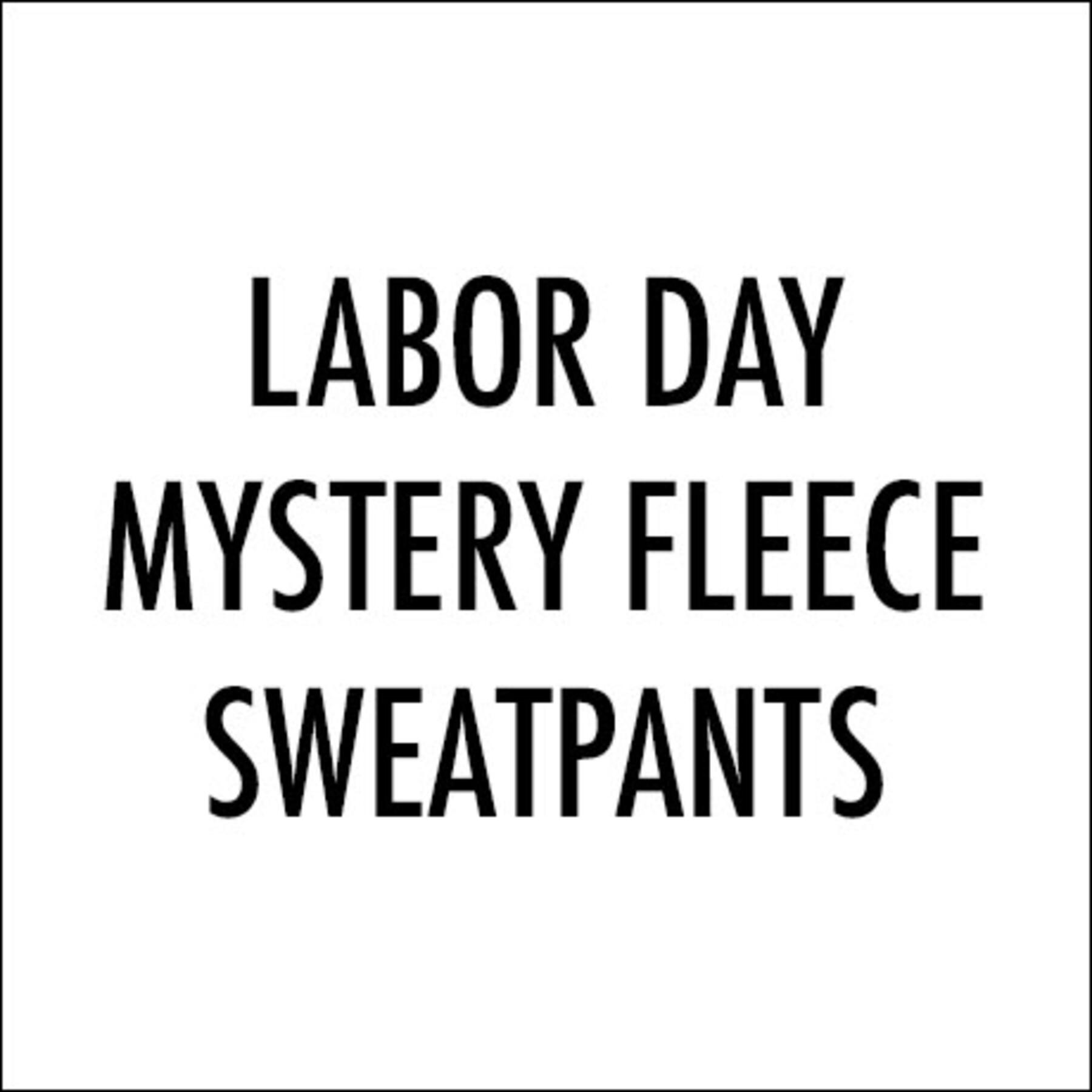 gustin labor day mystery fleece sweatpants