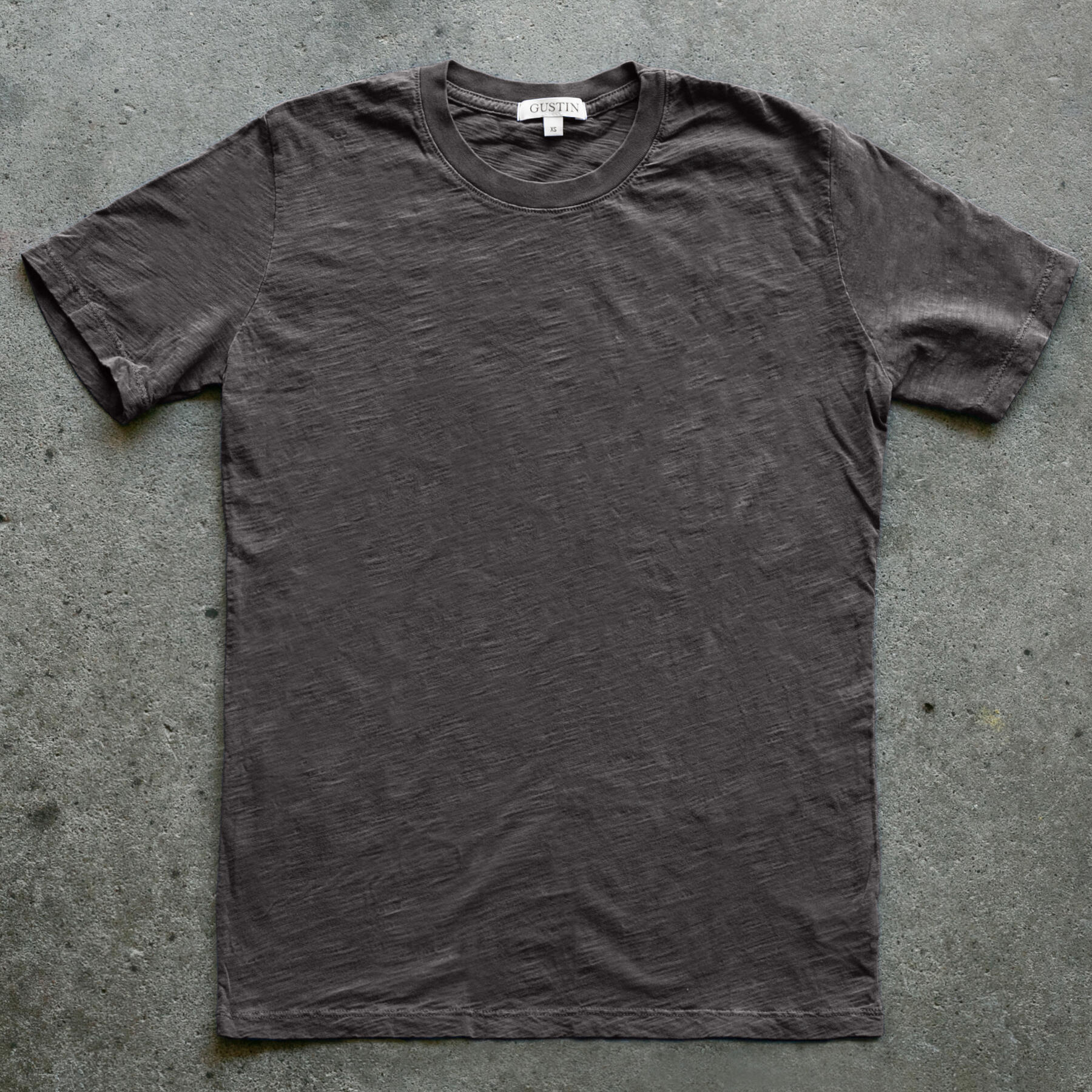 gustin slub t-shirt 2 pack - gunmetal