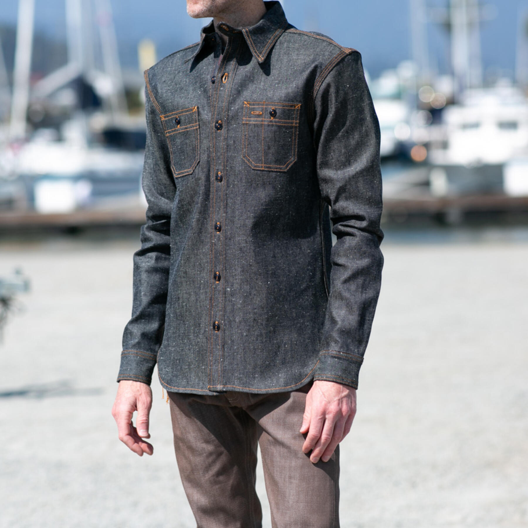 gustin #154 super nep hemp workshirt