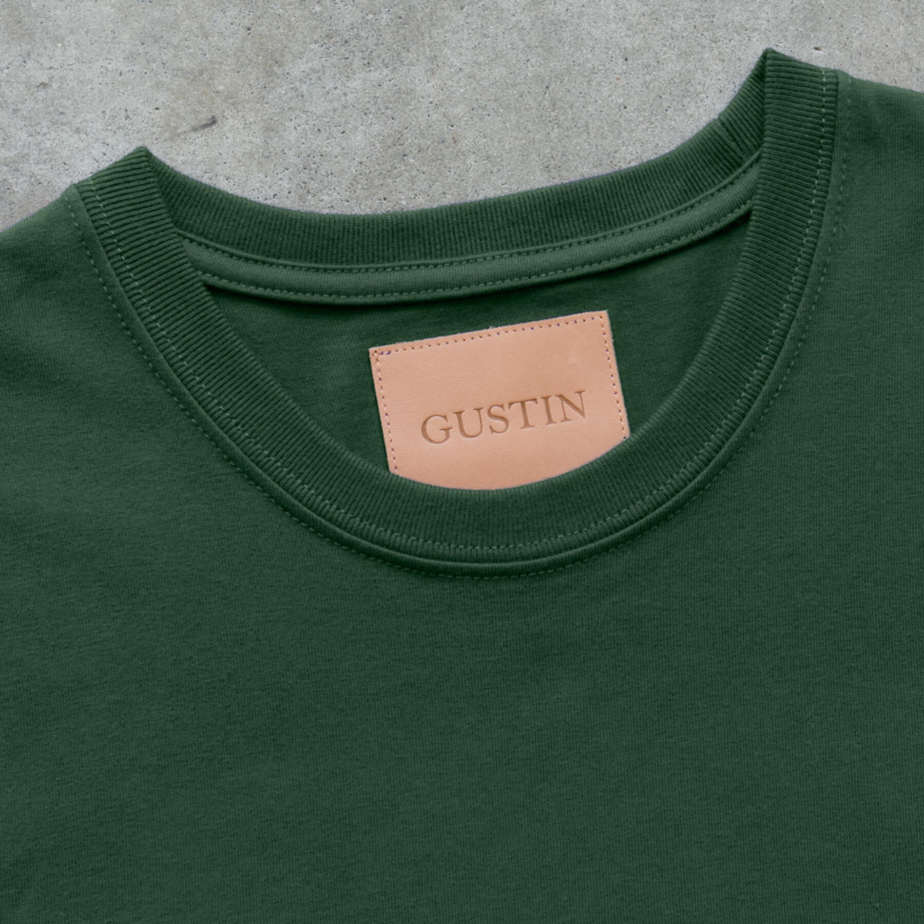 gustin vintage heavyweight t-shirt 2 pack - forest