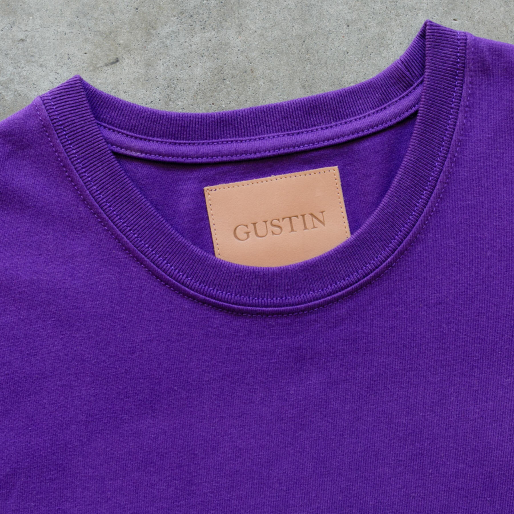 gustin vintage heavyweight t-shirt 2 pack - purple