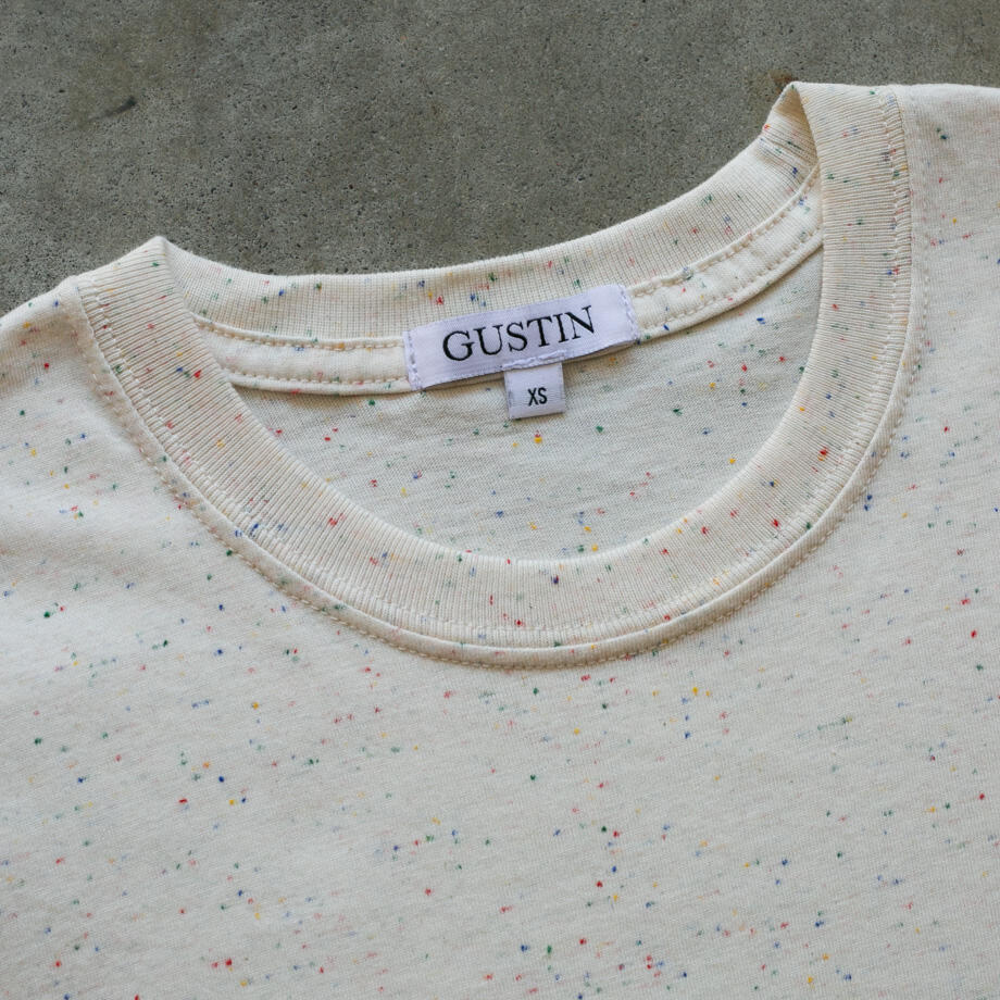 gustin rainbow nep natural t-shirt