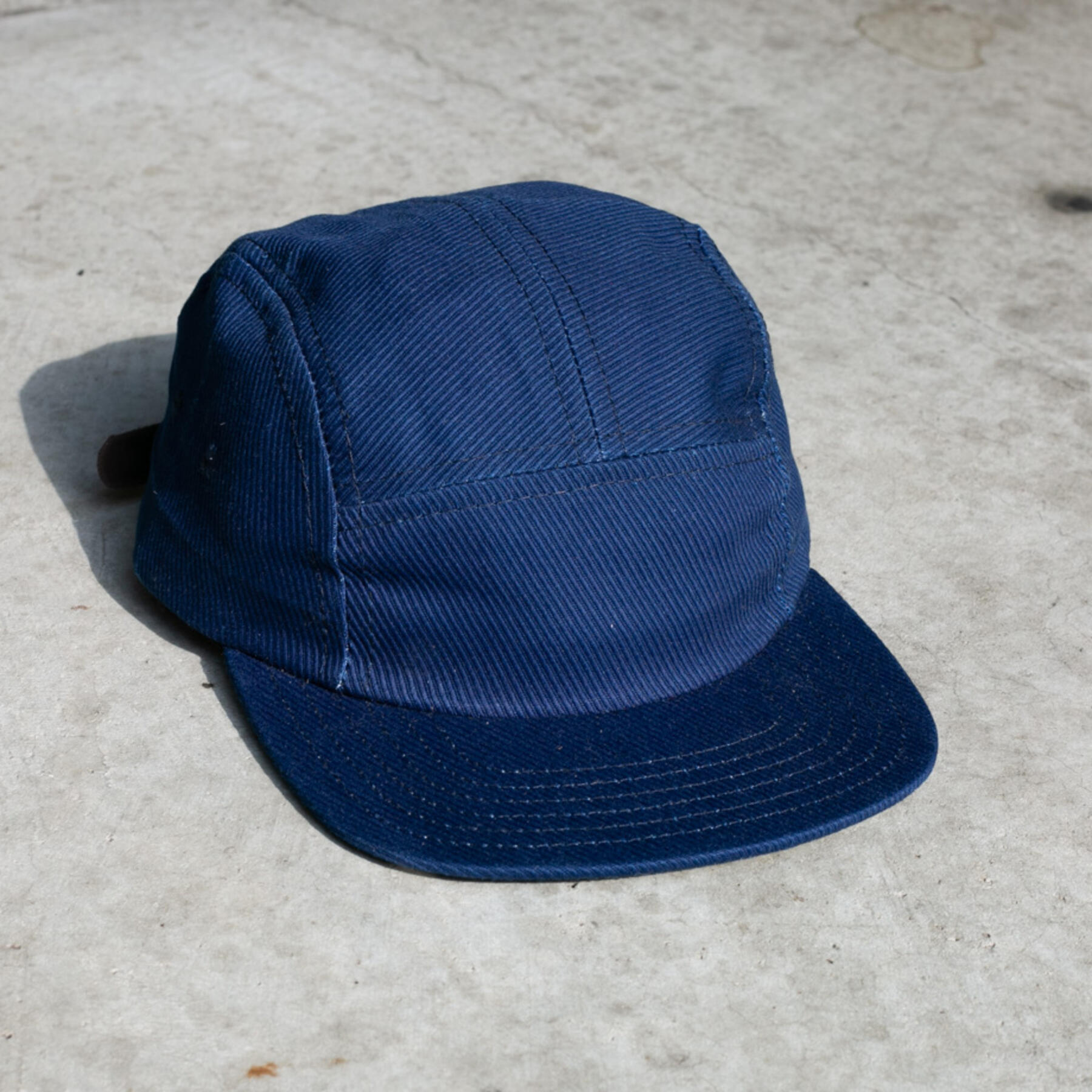 gustin camp hat - indigo kersey