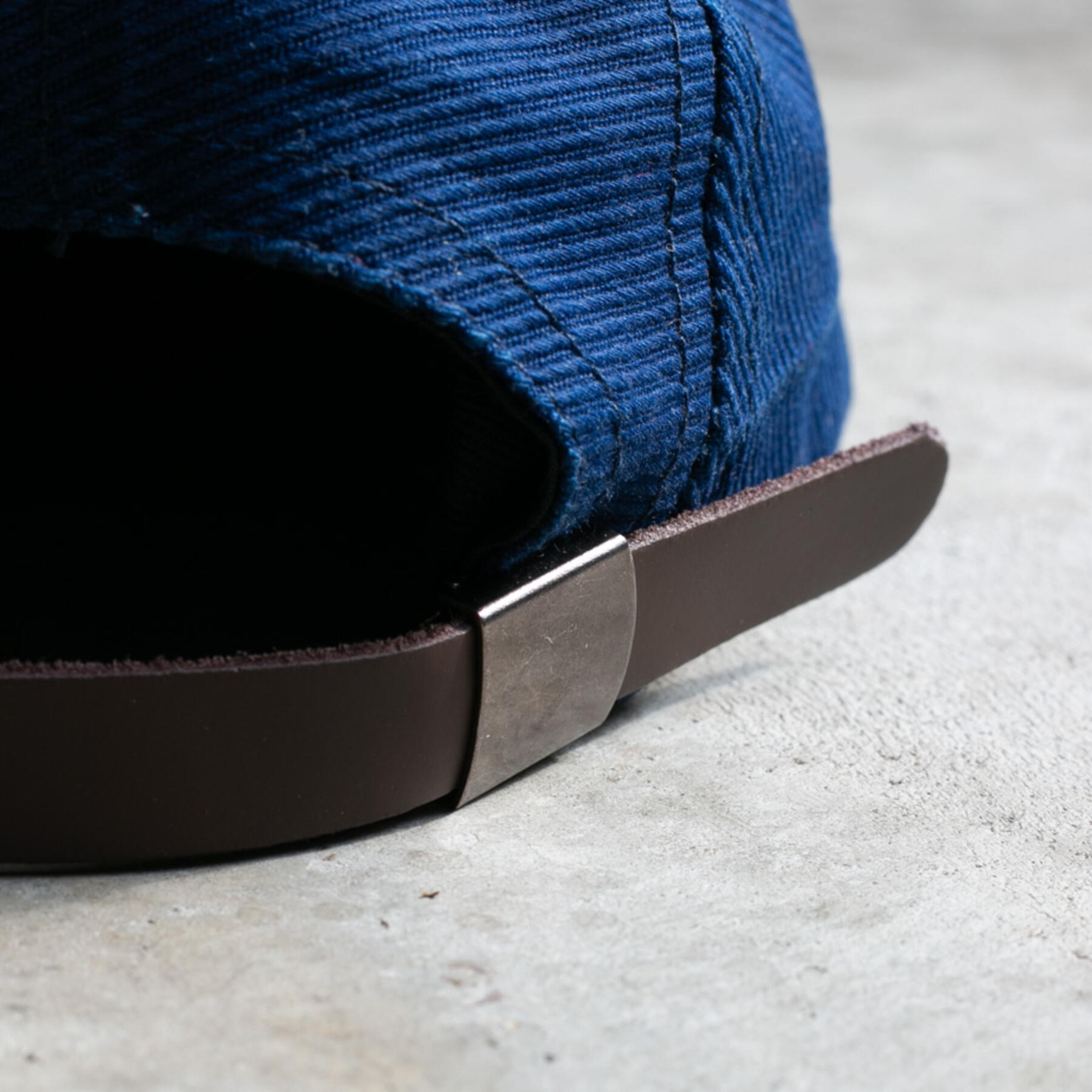 gustin camp hat - indigo kersey