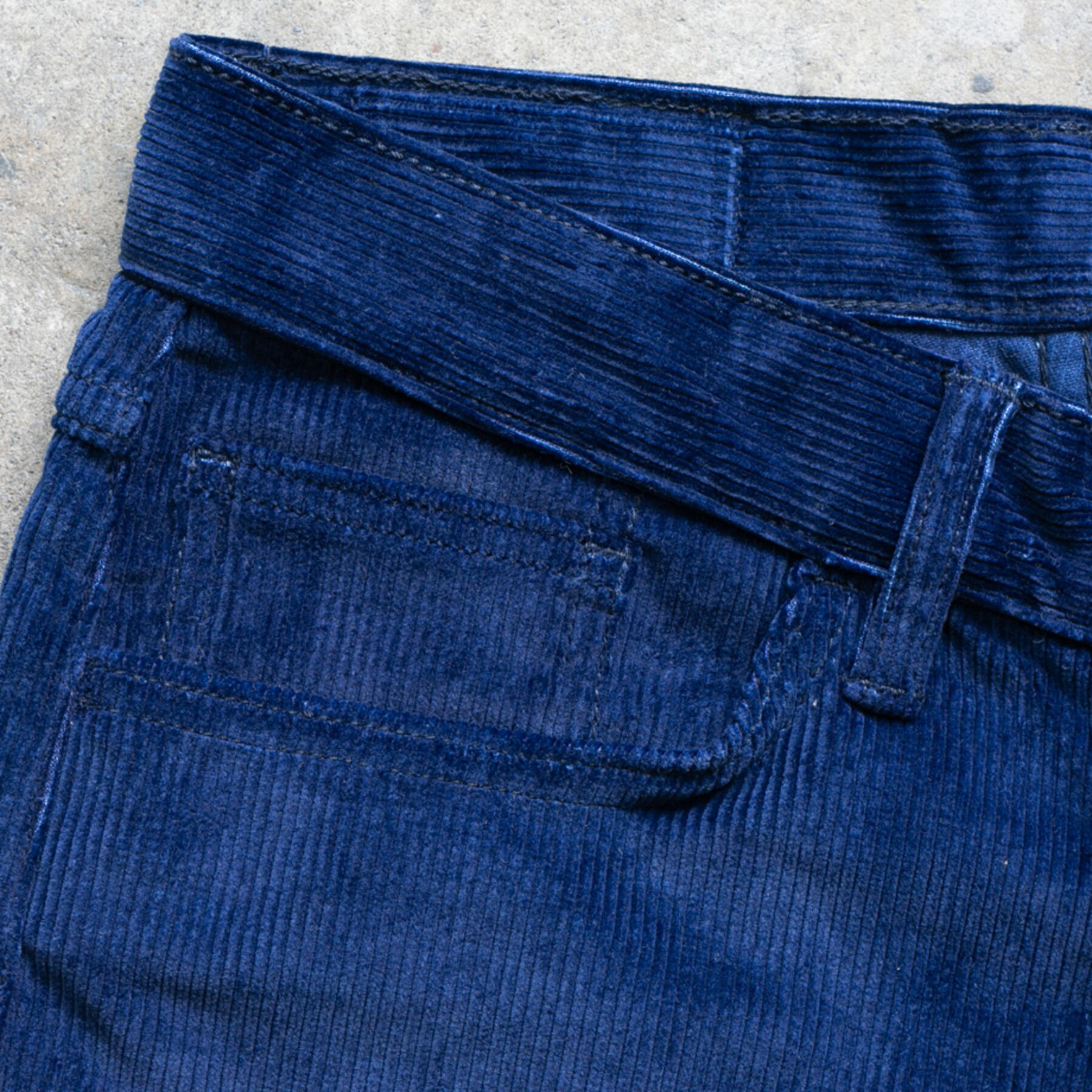 gustin #314 indigo dyed corduroy